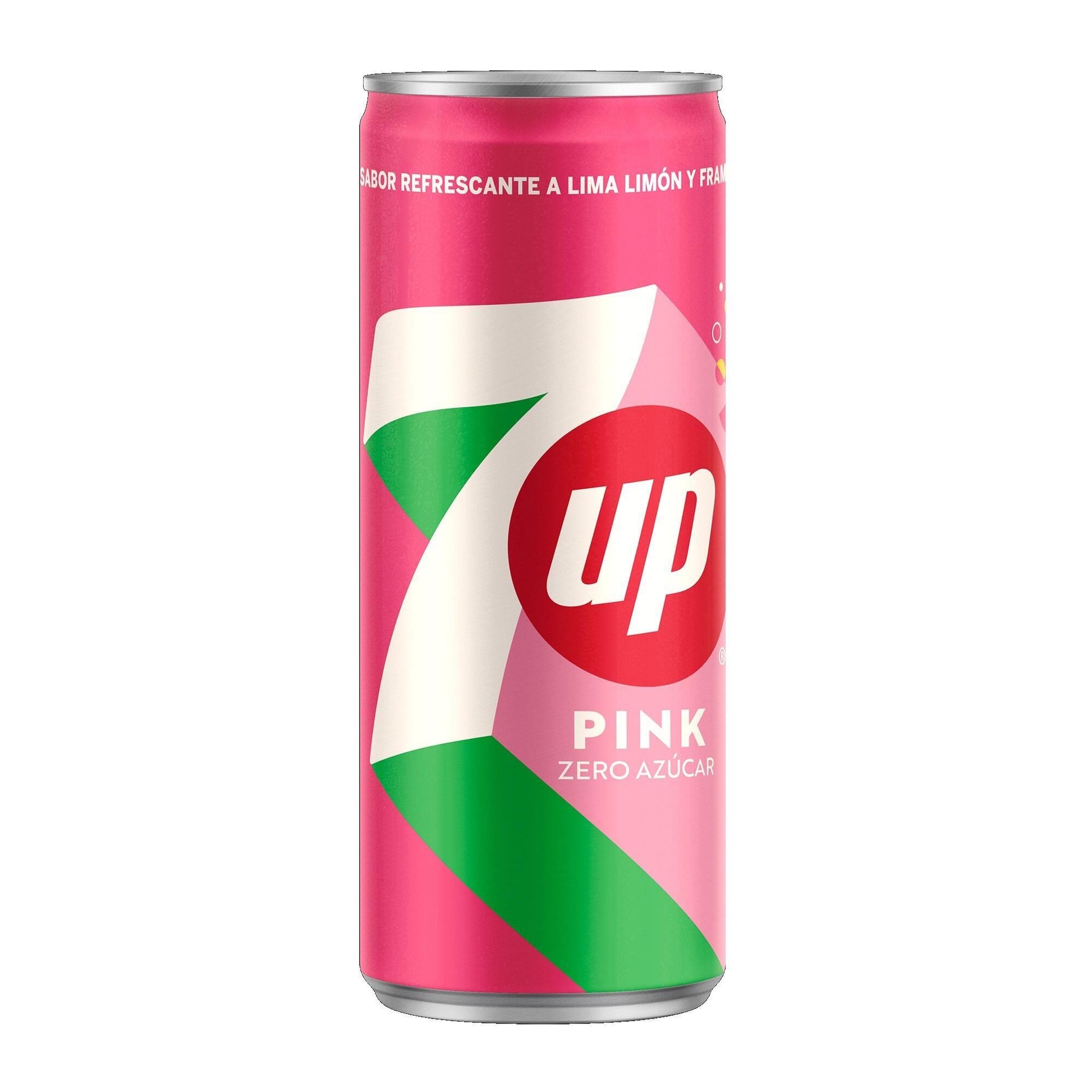 Refresco lima pink lata Seven up 330ml