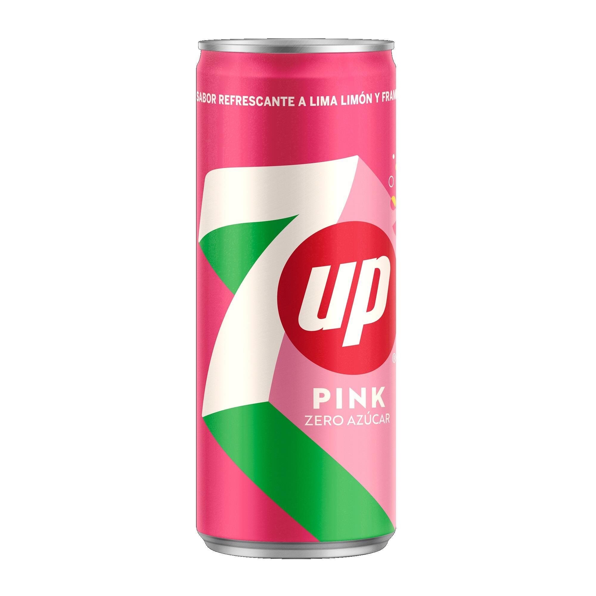 Refresco lima pink lata Seven up 330ml