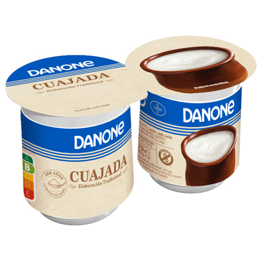 Cuajada natural  Danone p2 135g/u La Despensa