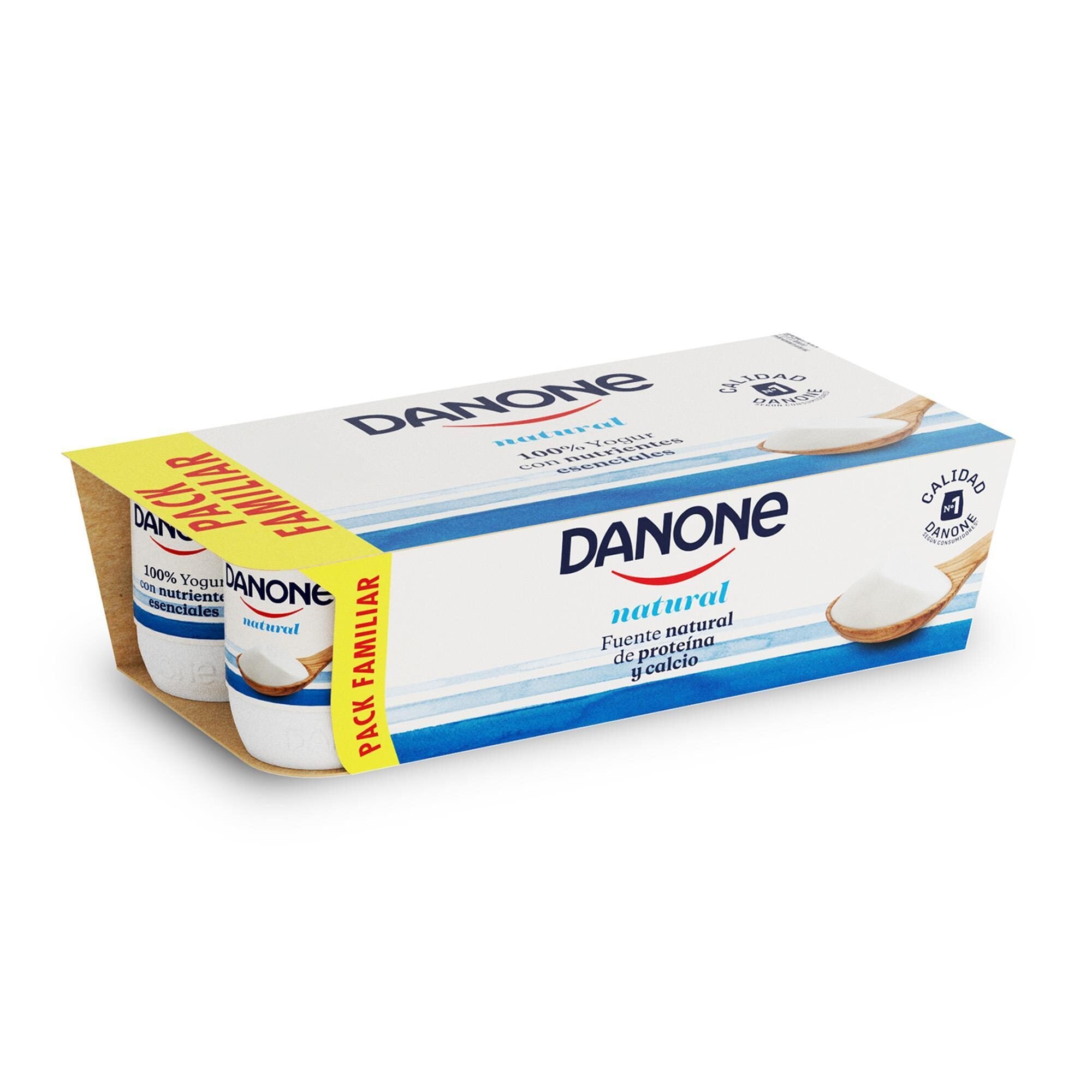 Yogur natural Danone p8 120g/u