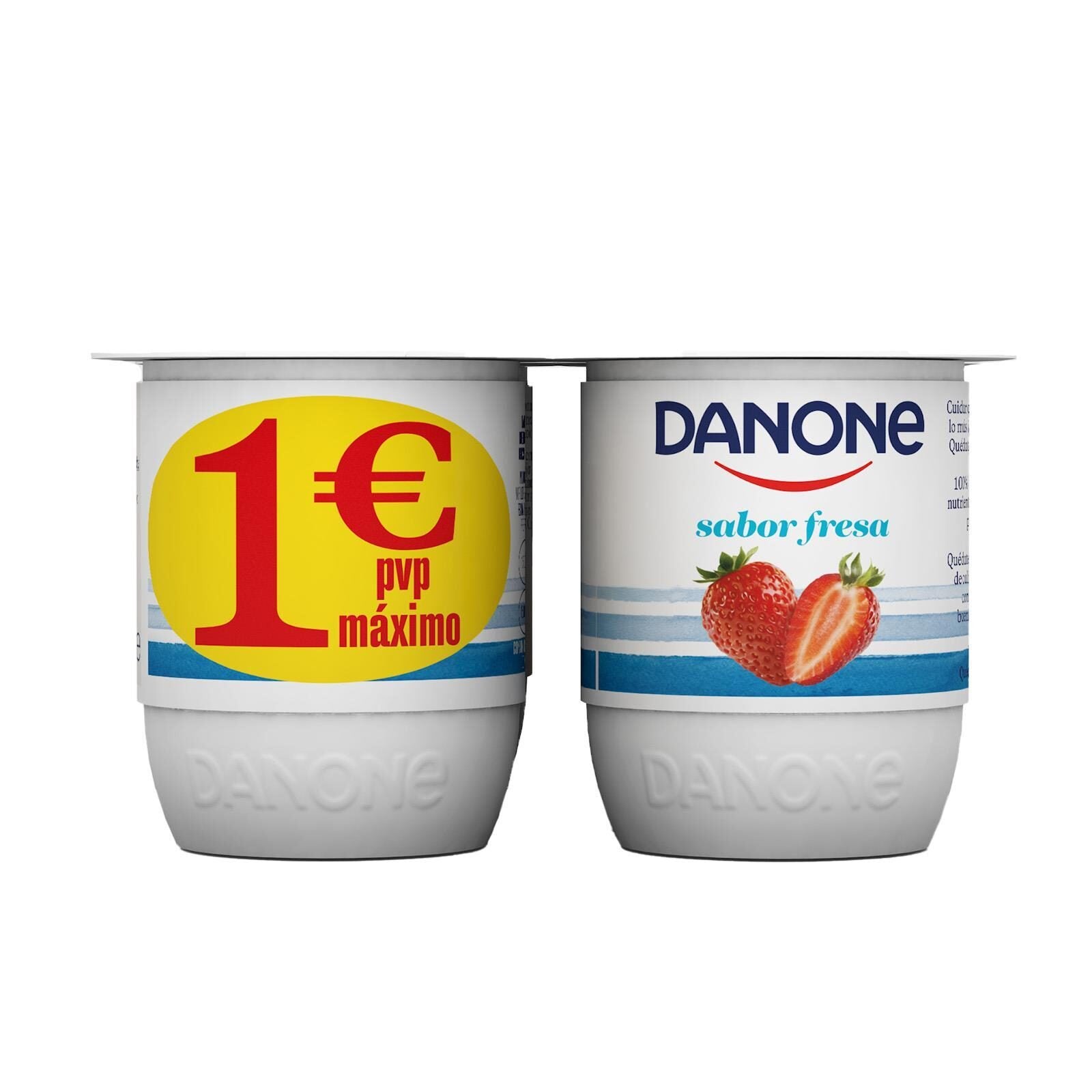 Yogur fresa Danone p4 120g/u