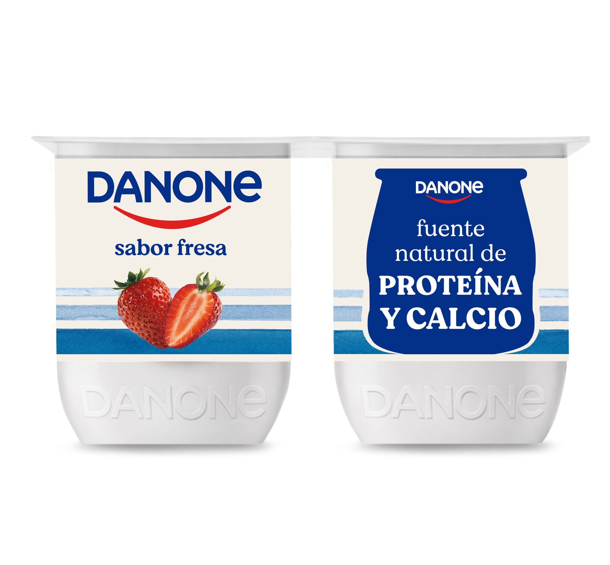 Yogur fresa Danone p4 120g/u