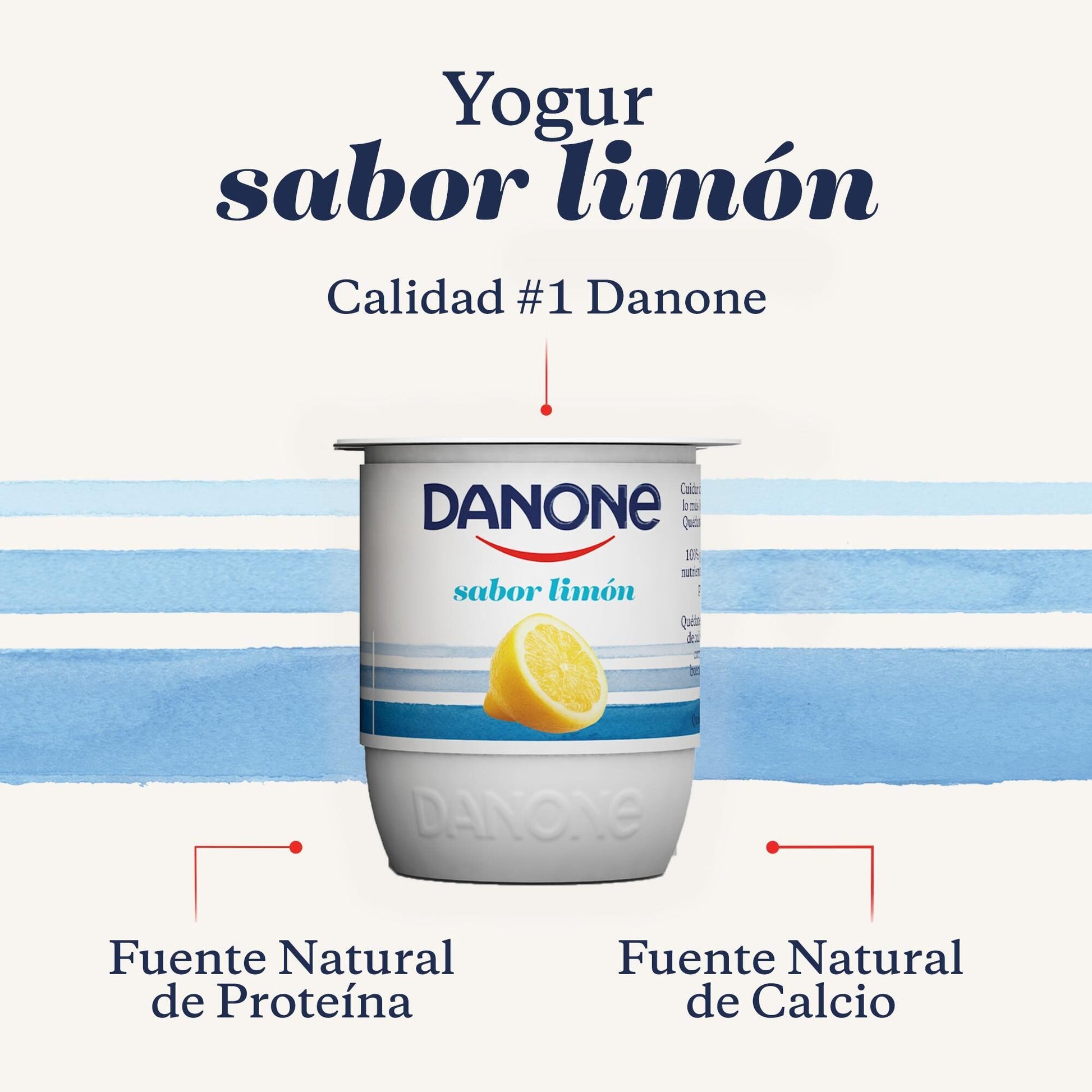 Yogur limon Danone p4 120g/u