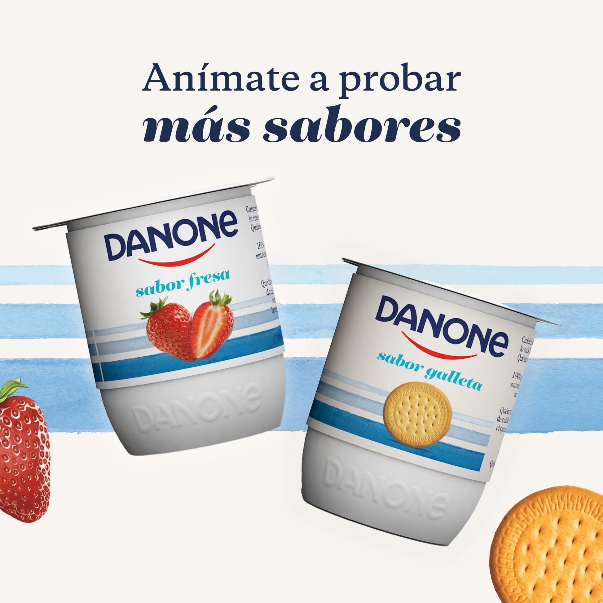 Yogur macedonia Danone p4 120g/u