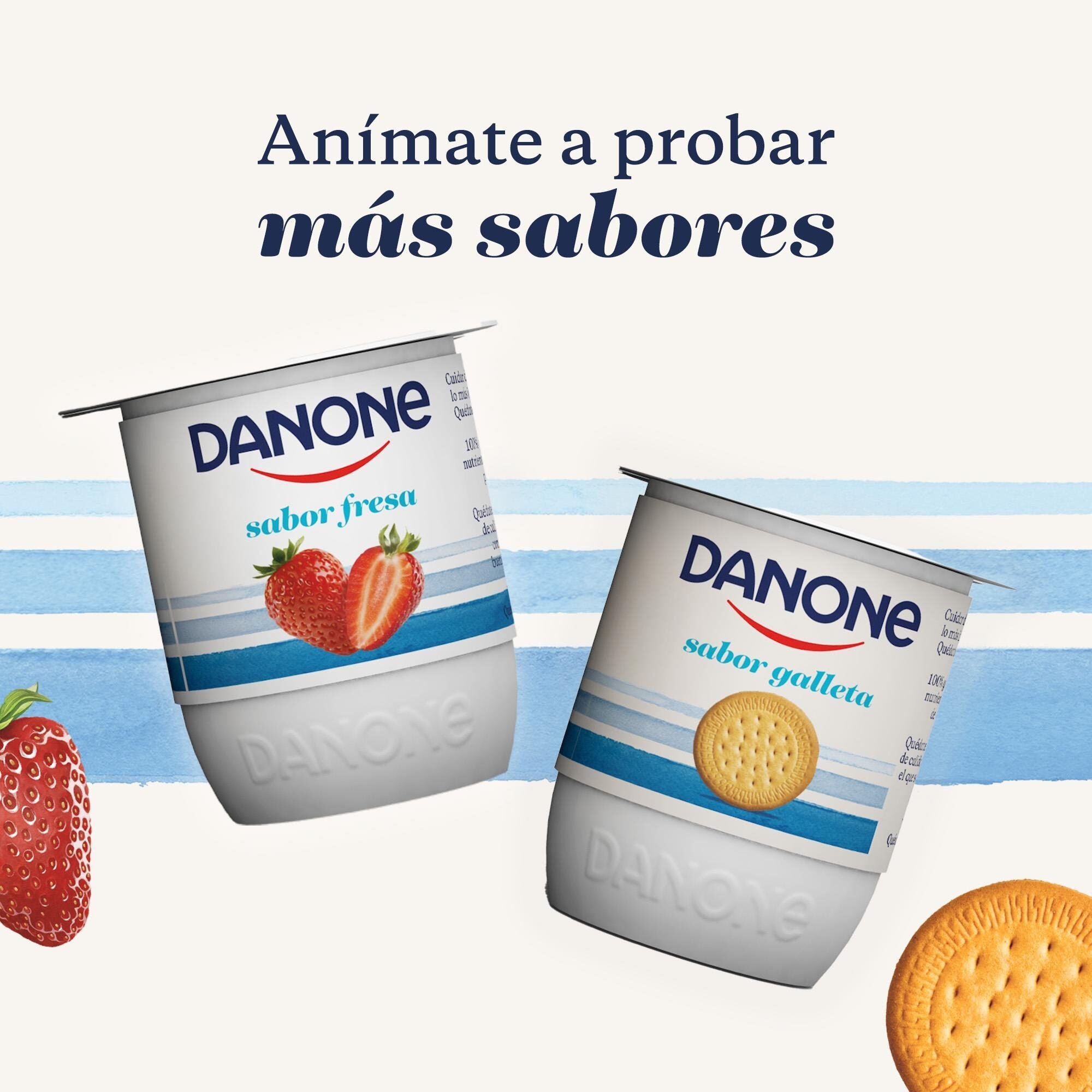Yogur macedonia Danone p4 120g/u