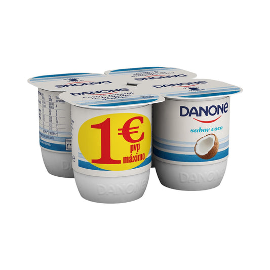 Yogur coco Danone p4 120g/u La Despensa