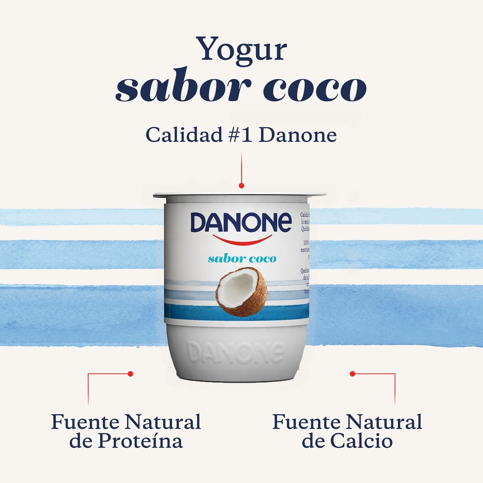 Yogur coco Danone p4 120g/u