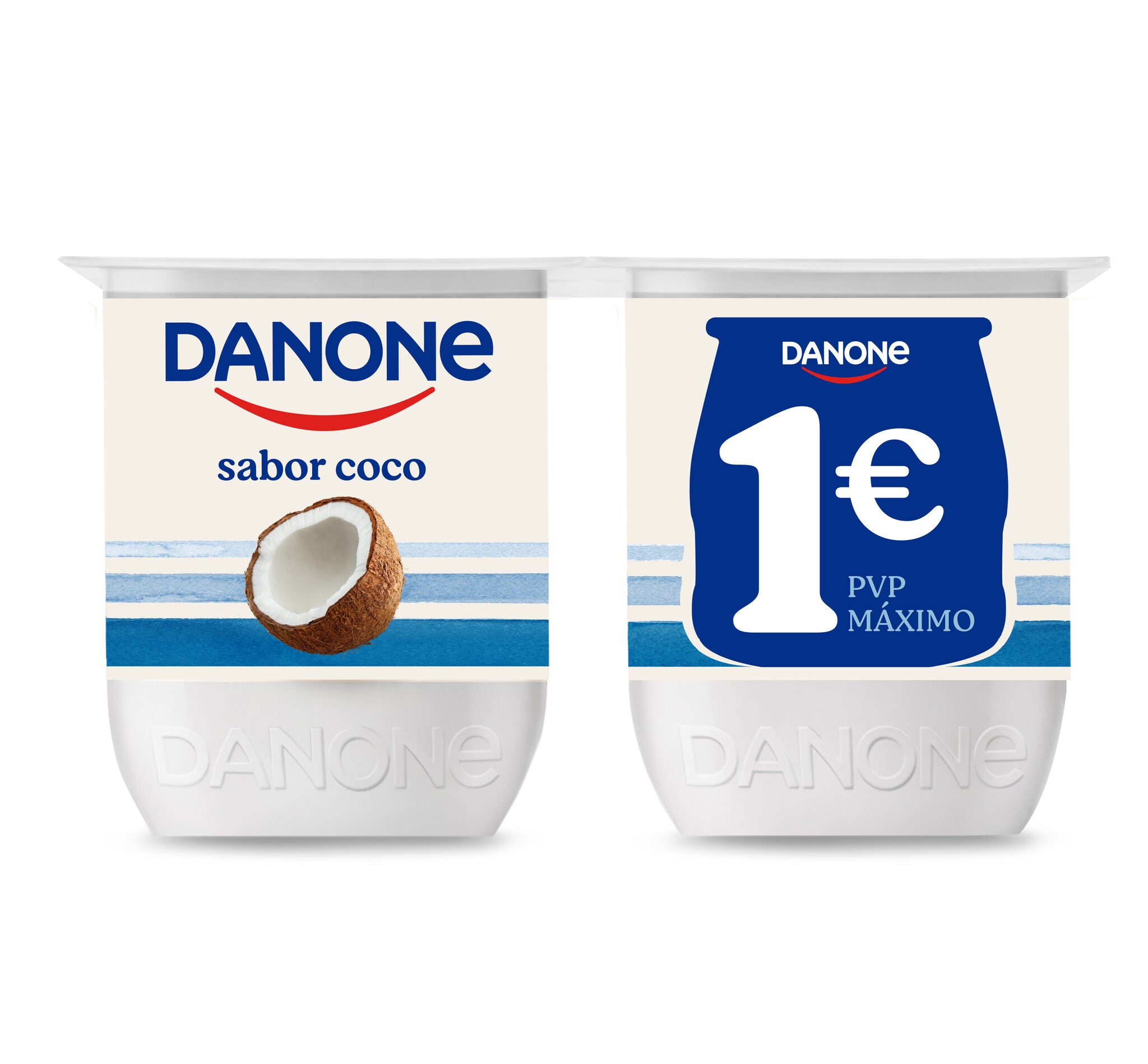 Yogur coco Danone p4 120g/u