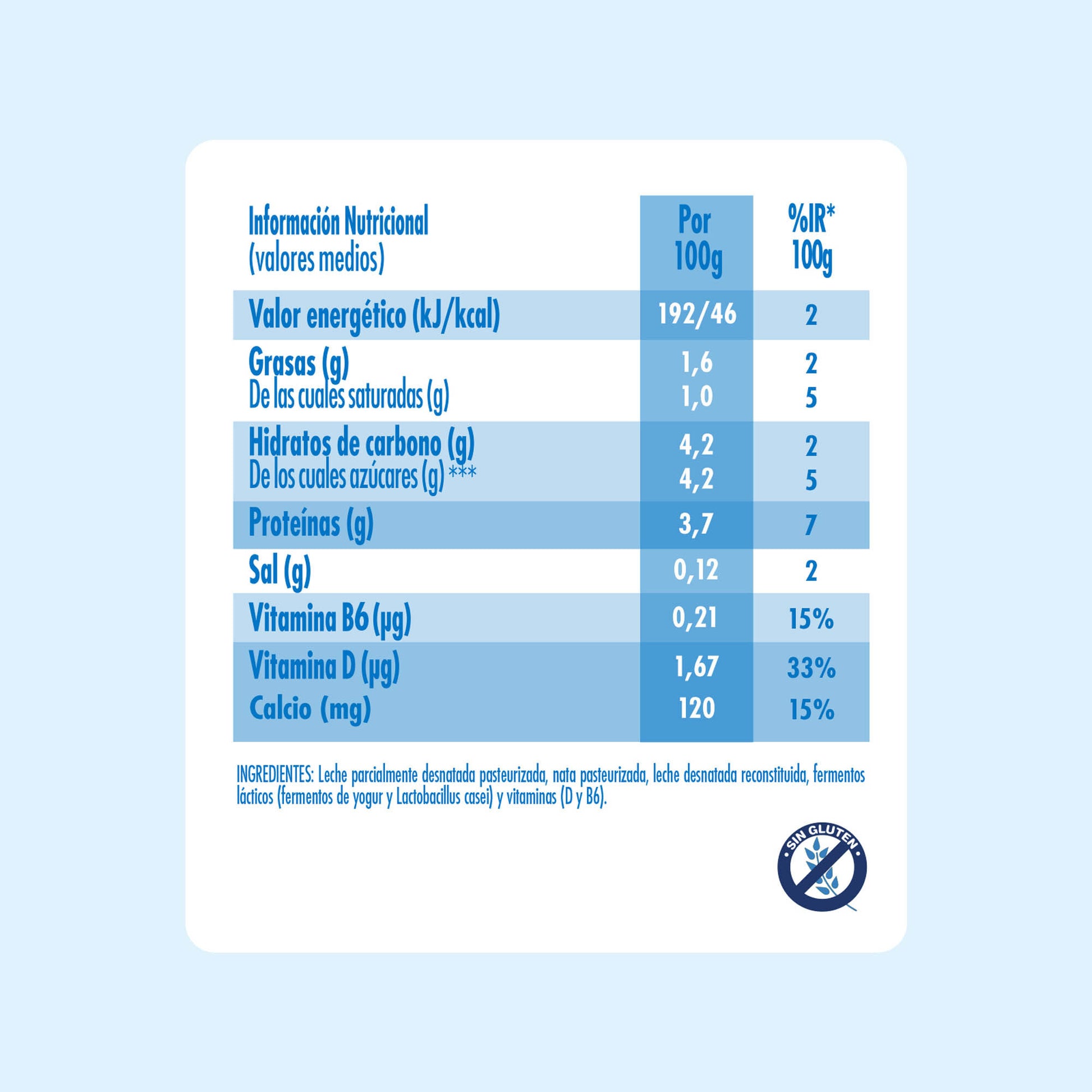 Yogur liquido nas natural actimel Danone p12 100g/u