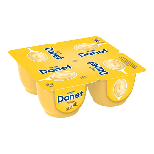 Natilla vainilla danet Danone p4 125g/u La Despensa