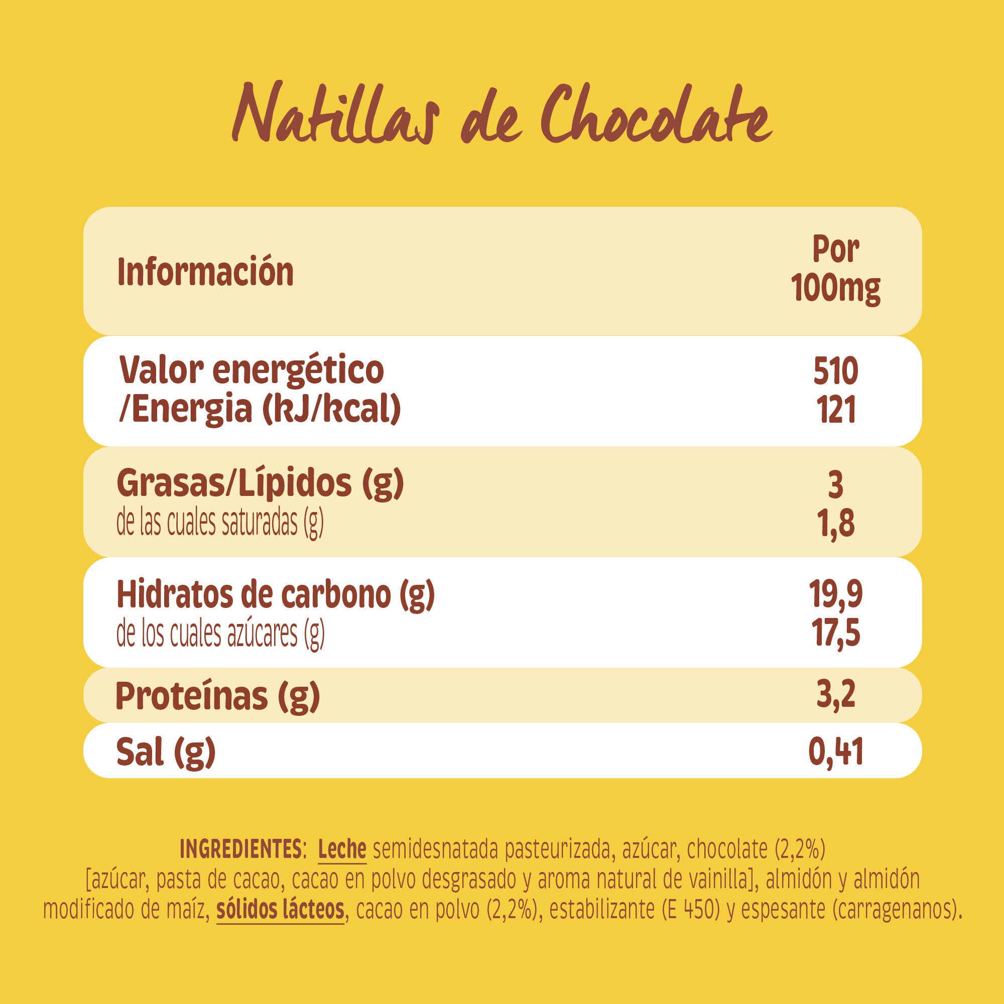 Natilla chocolate danet Danone p4 125g/u