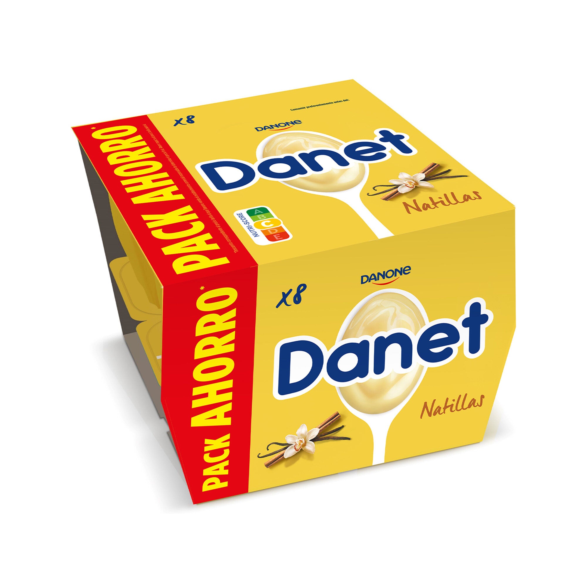 Natilla vainilla danet Danone p8 125g/u