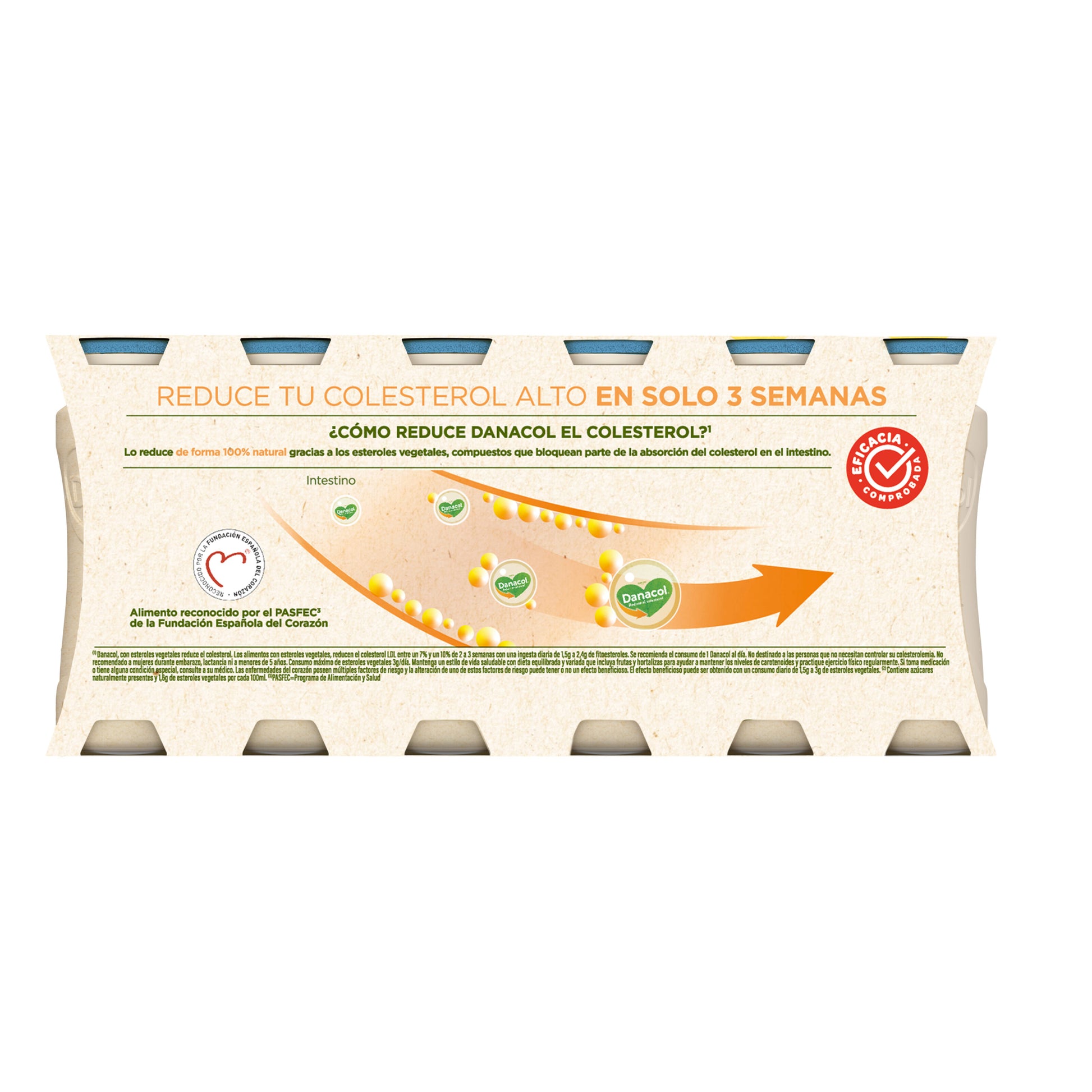 Yogur liquido natural danacol 0% Danone p12 100g/u