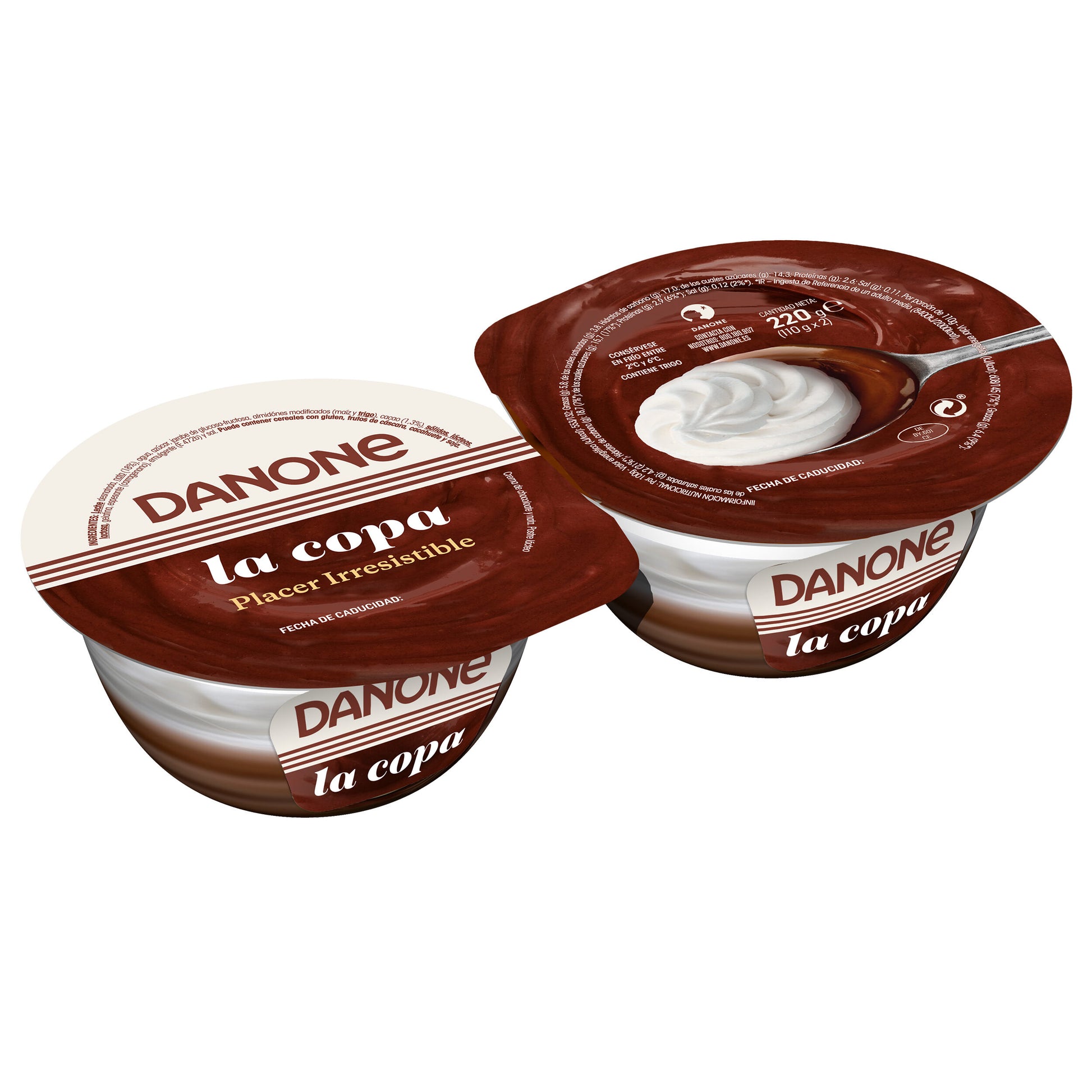 Copa chocolate nata  Danone p2 110g/u