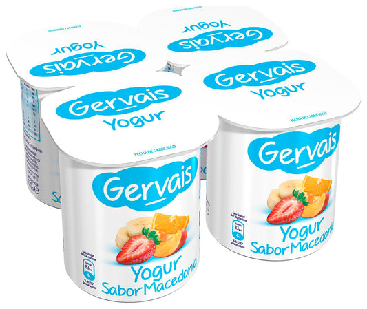 Yogur macedonia Gervais p4 120g/u La Despensa