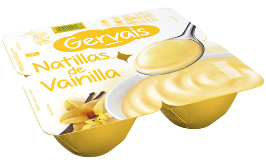 Natilla vainilla Gervais p4 115g/u La Despensa