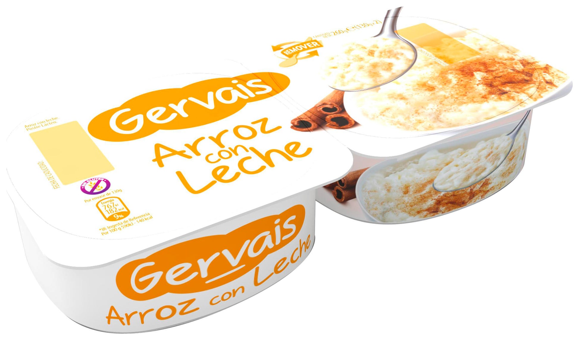 Arroz con leche  Gervais p2 130g/u