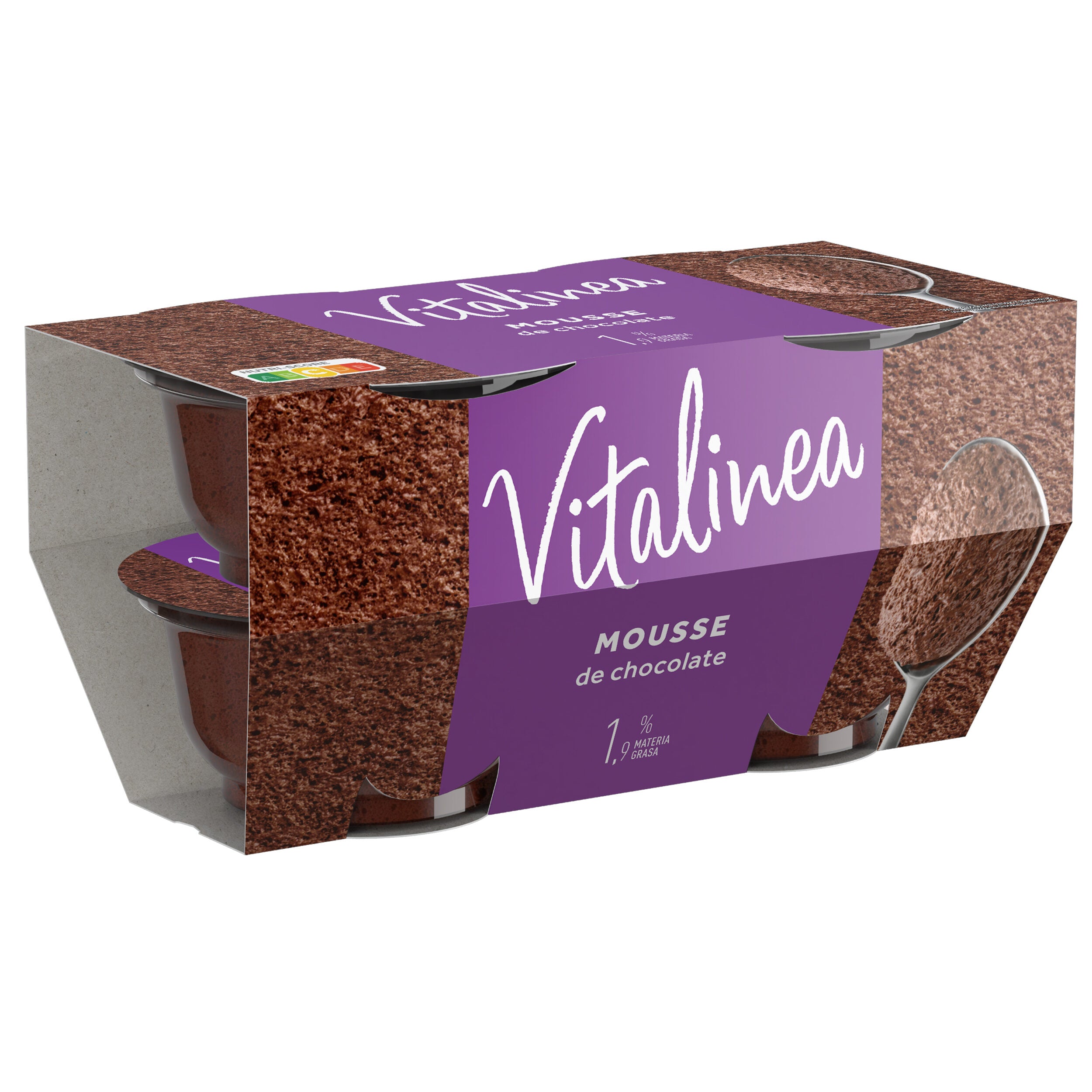 Mousse chocolate vitalinea Danone p4 60g/u