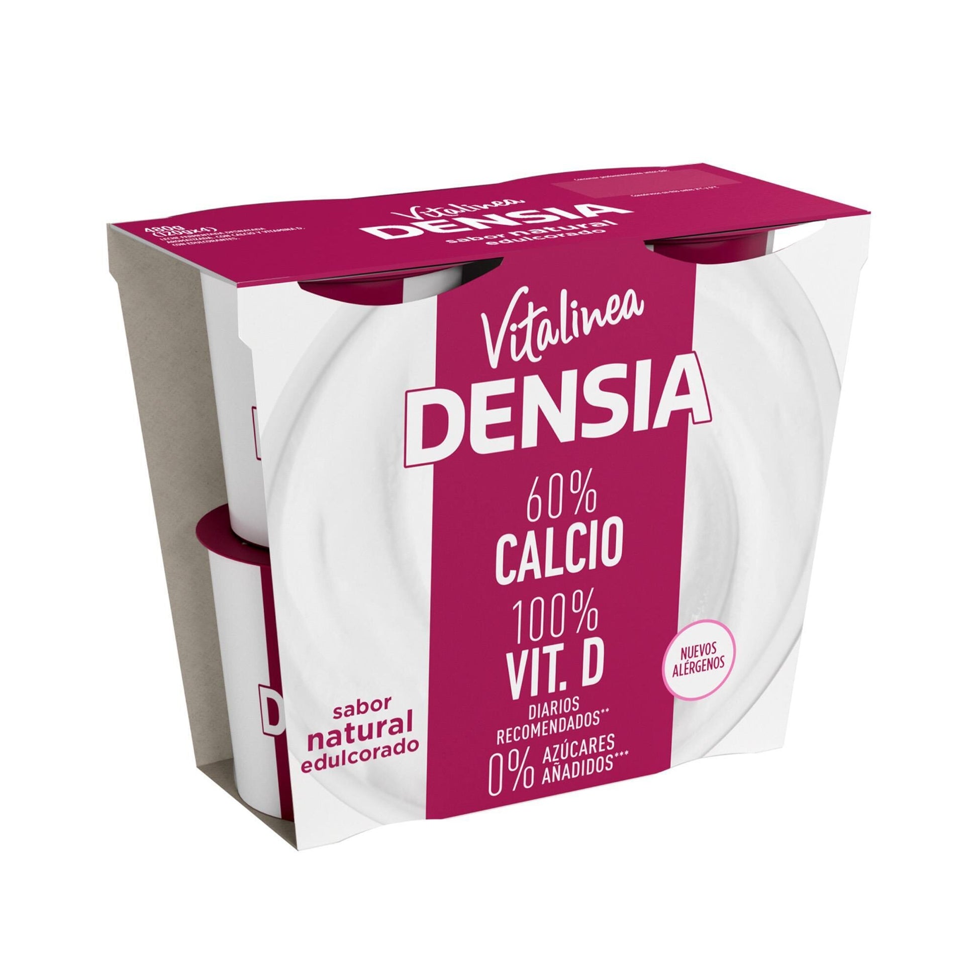 Yogur natural edulc densia 0% Danone p4 120g/u
