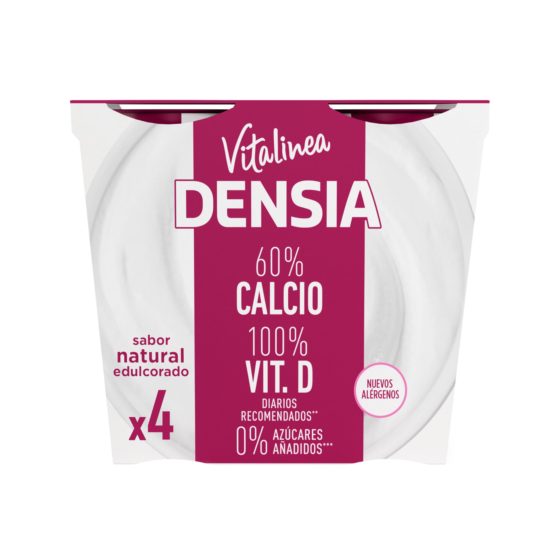 Yogur natural edulc densia 0% Danone p4 120g/u