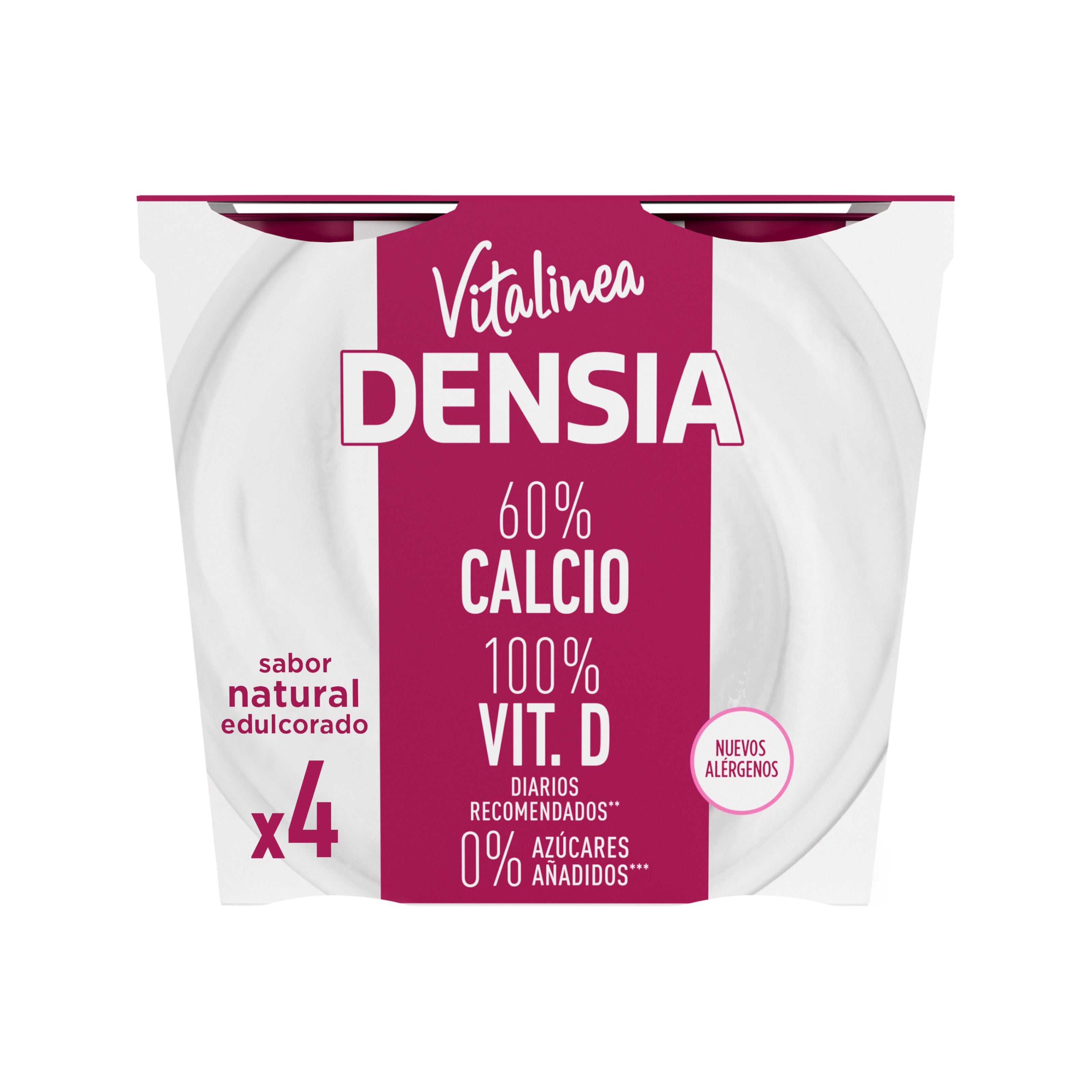 Yogur natural edulc densia 0% Danone p4 120g/u