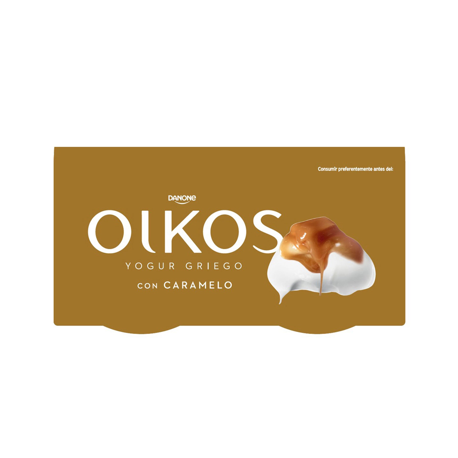 Yogur griego c/ caramelo oikos Danone p2 110g/u