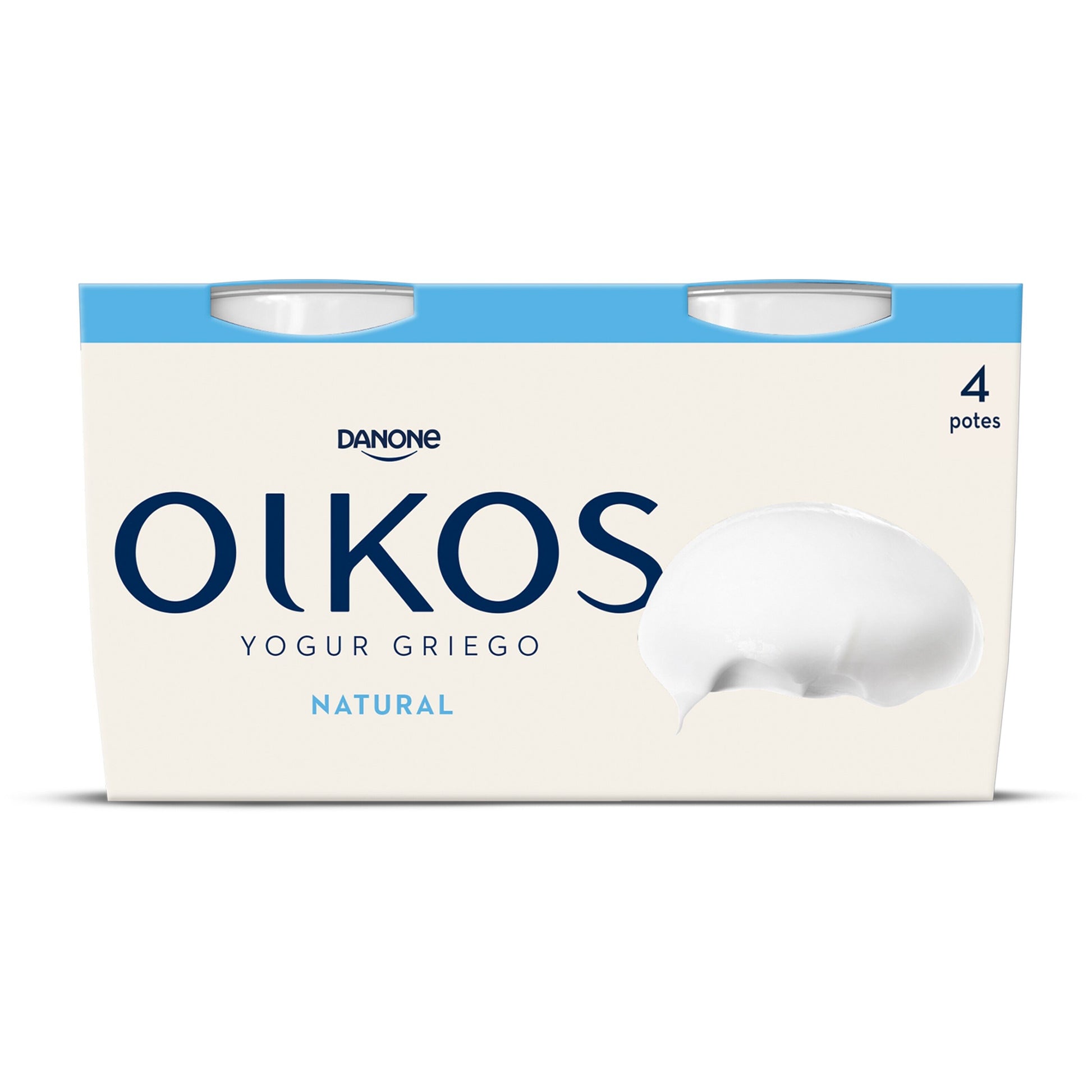 Yogur griego natural oikos Danone p4 110g/u