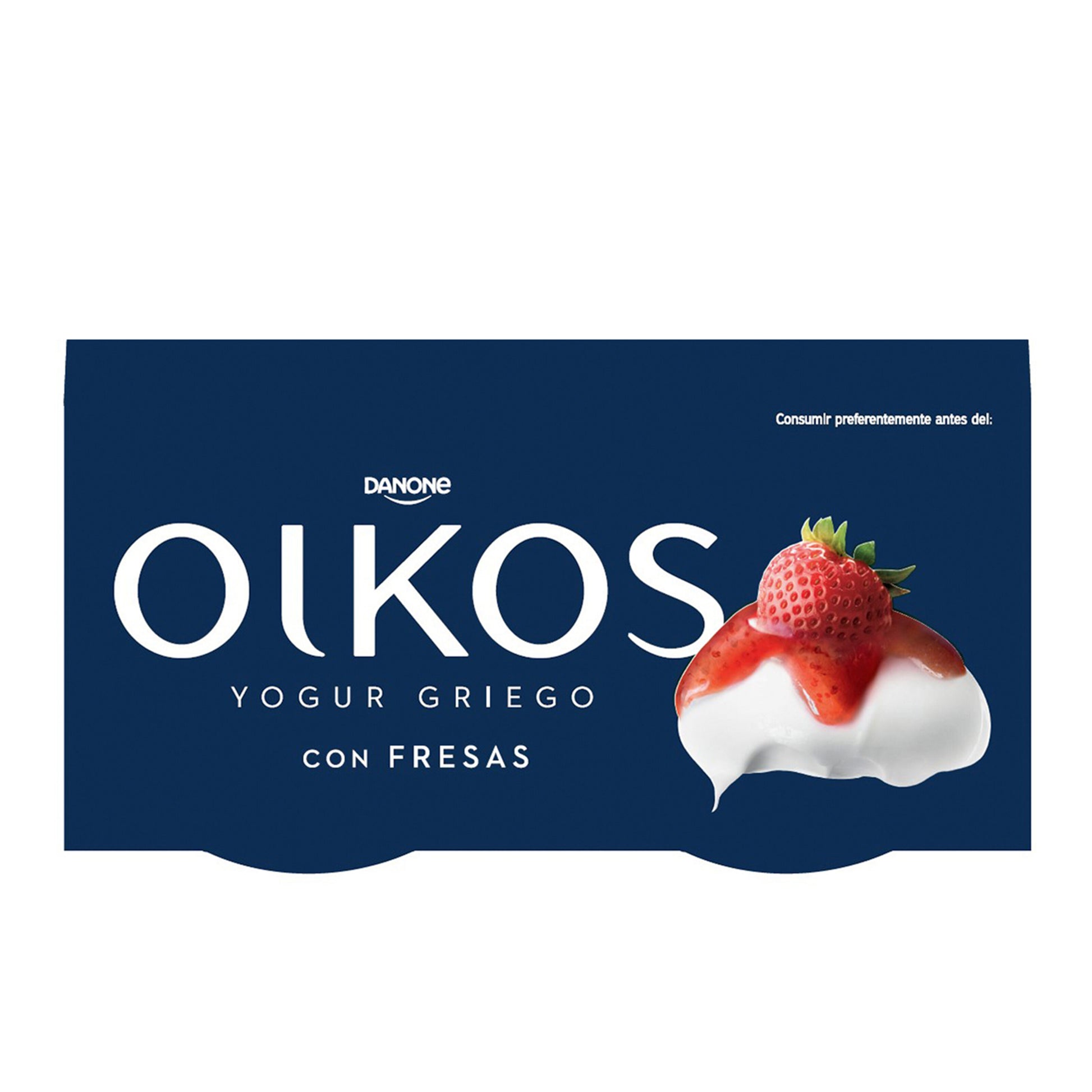 Yogur griego c/fresa oikos Danone p4 110g/u