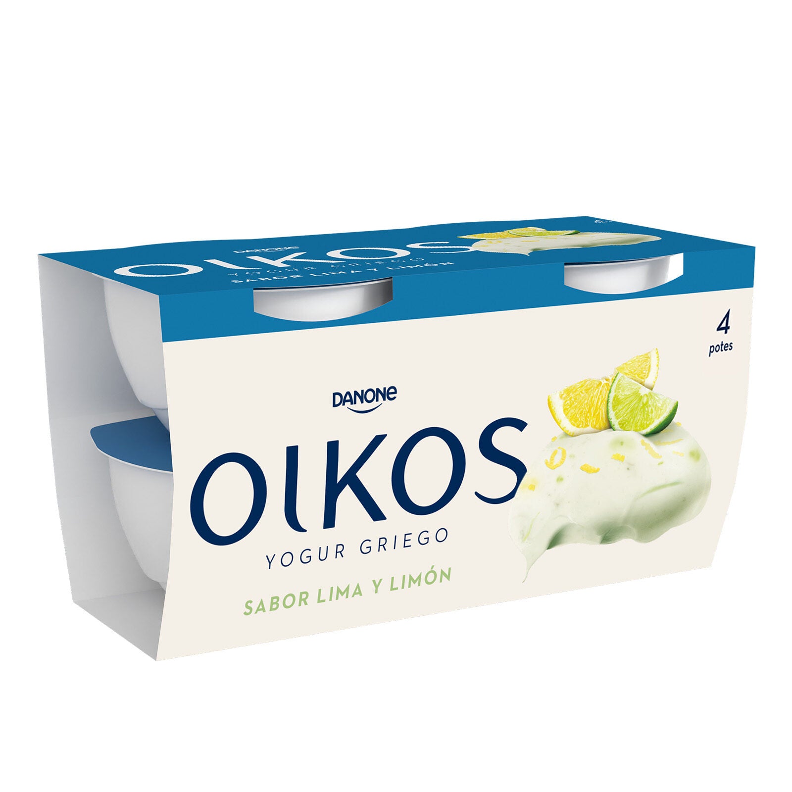 Yogur griego lima/limon oikos Danone p4 110g/u