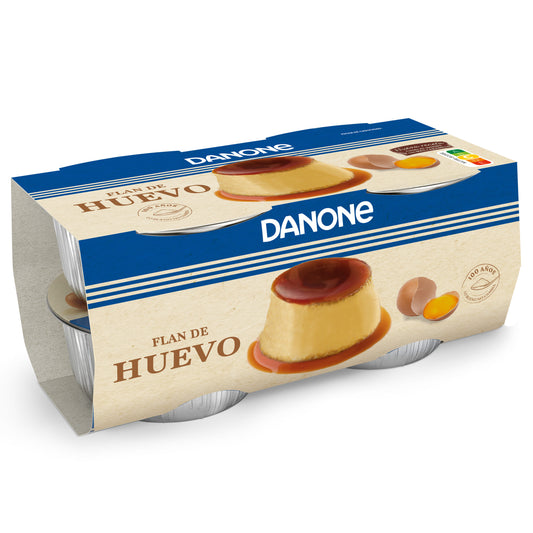 Flan huevo depostre Danone p4 100g/u La Despensa