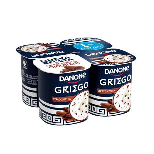 Yogur griego stracciatella Danone p4 115g/u La Despensa