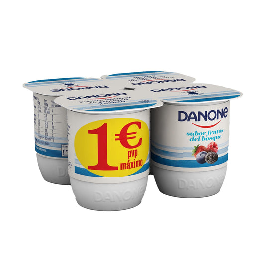 Yogur frutos bosque Danone p4 120g/u La Despensa