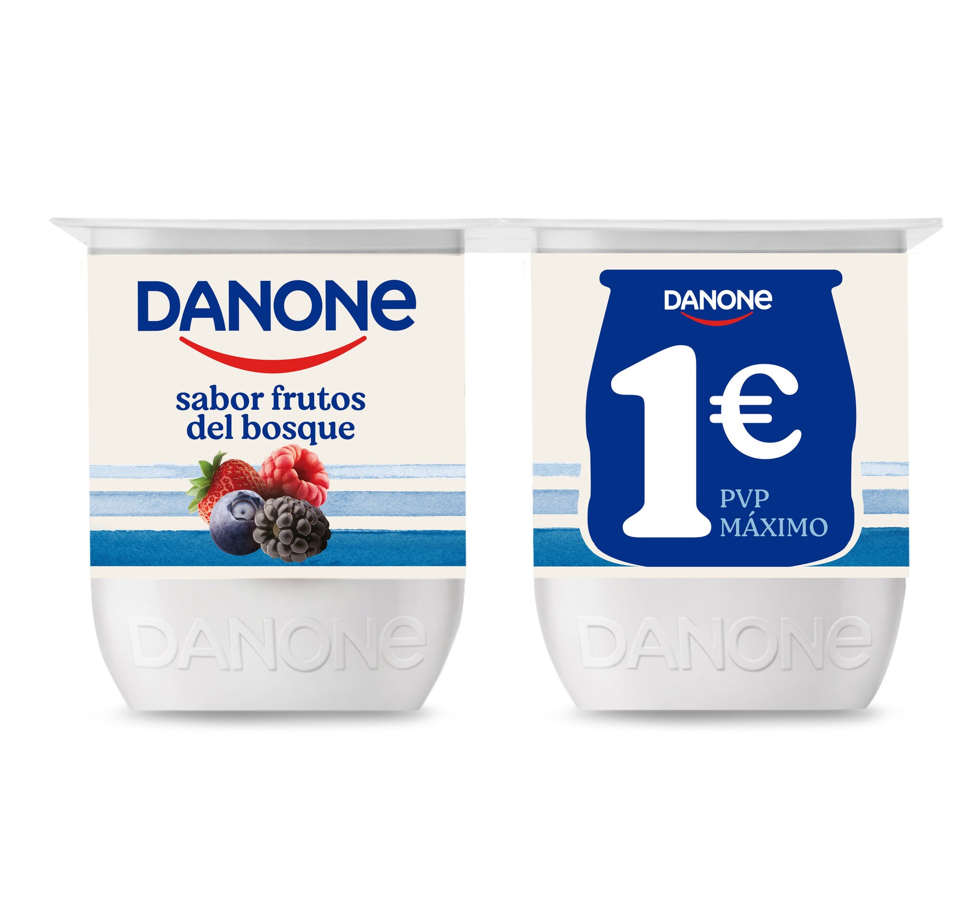 Yogur frutos bosque Danone p4 120g/u