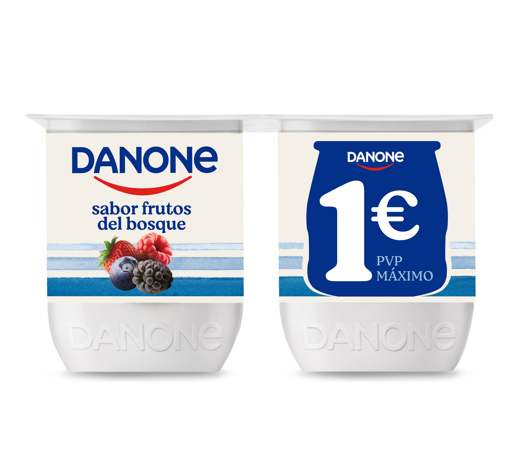 Yogur frutos bosque Danone p4 120g/u