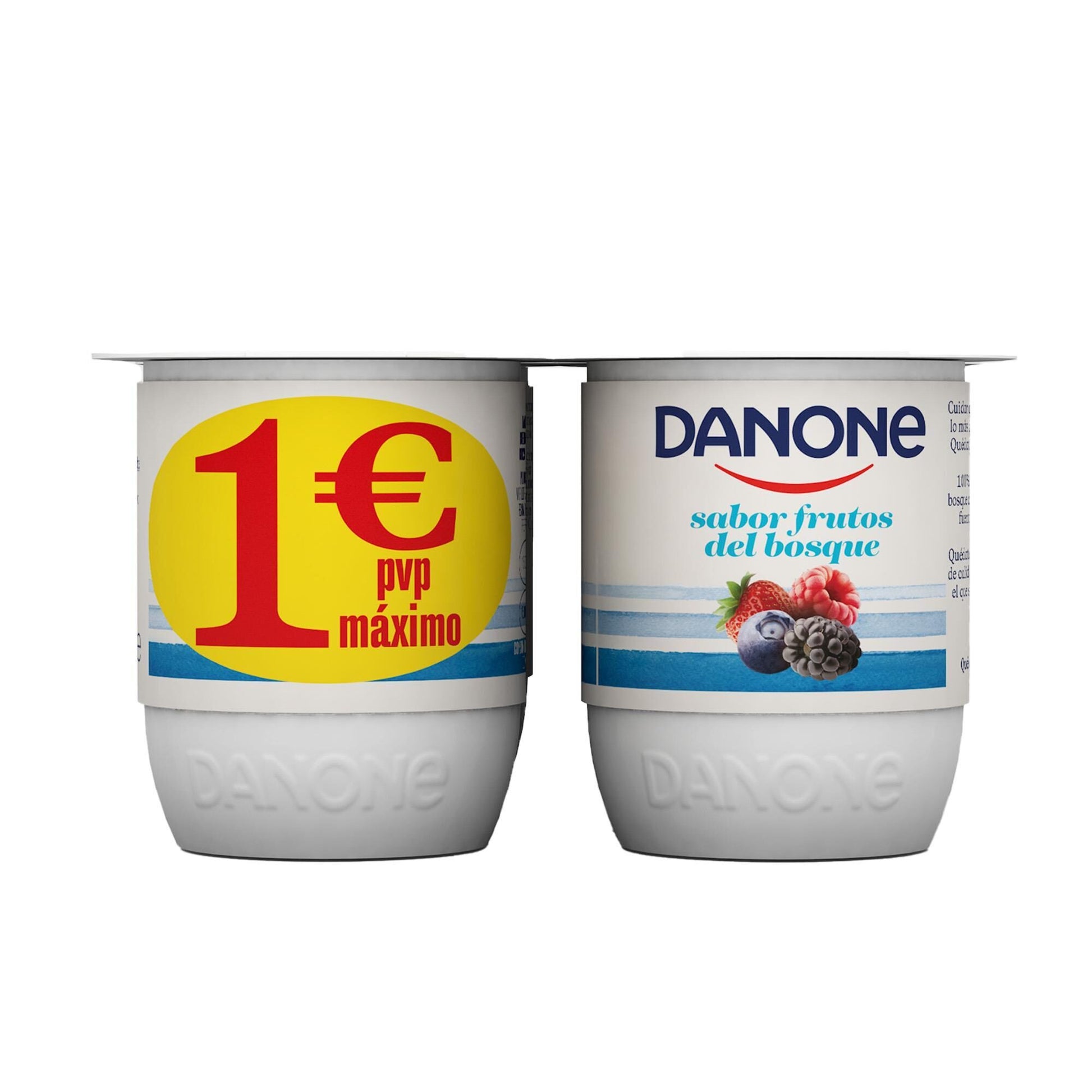 Yogur frutos bosque Danone p4 120g/u