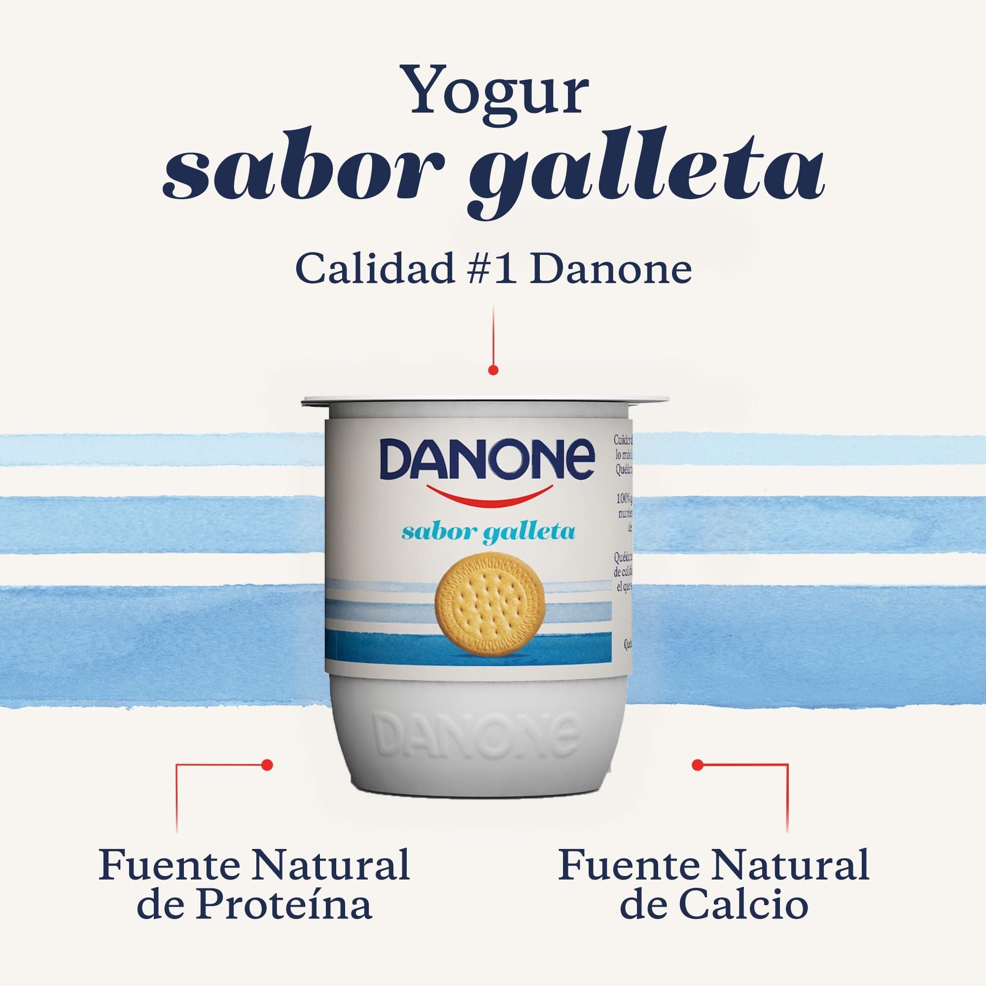 Yogur galleta Danone p4 120g/u