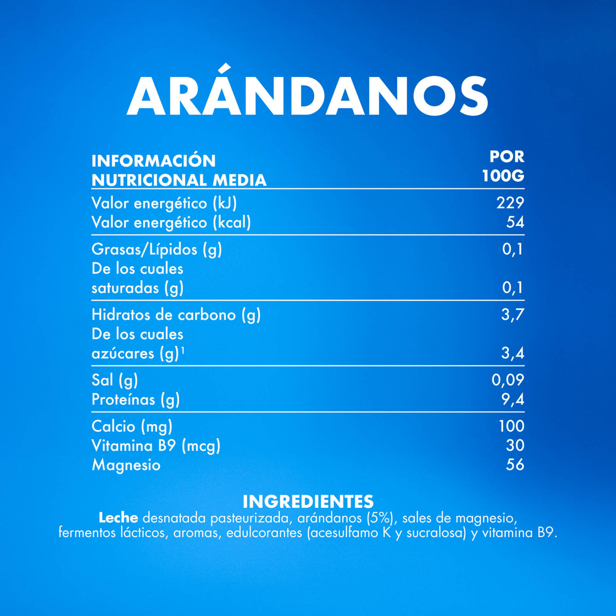 Yogur arandanos yopro Danone p4 120g/u