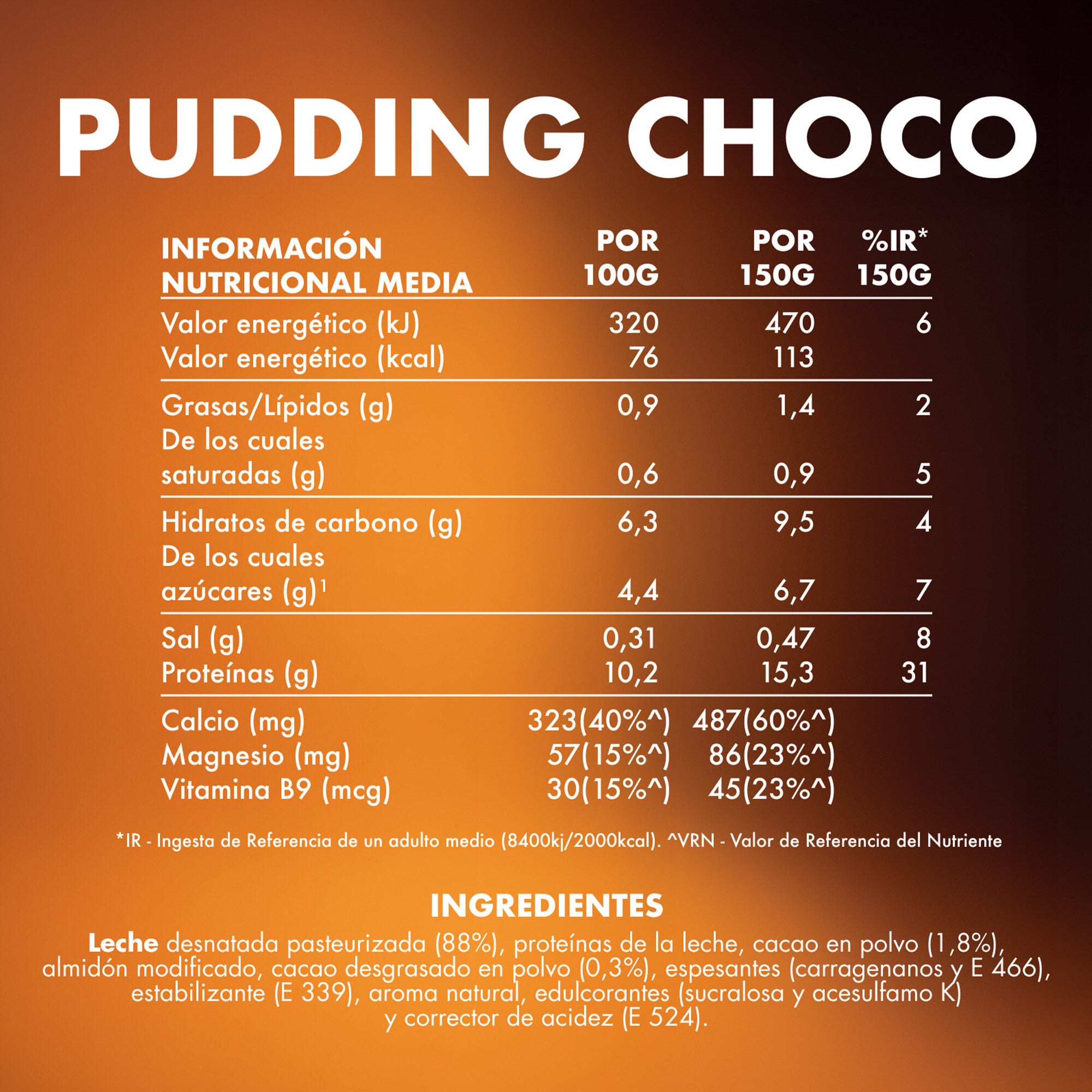 Pudding choco Yopro Danone 150g