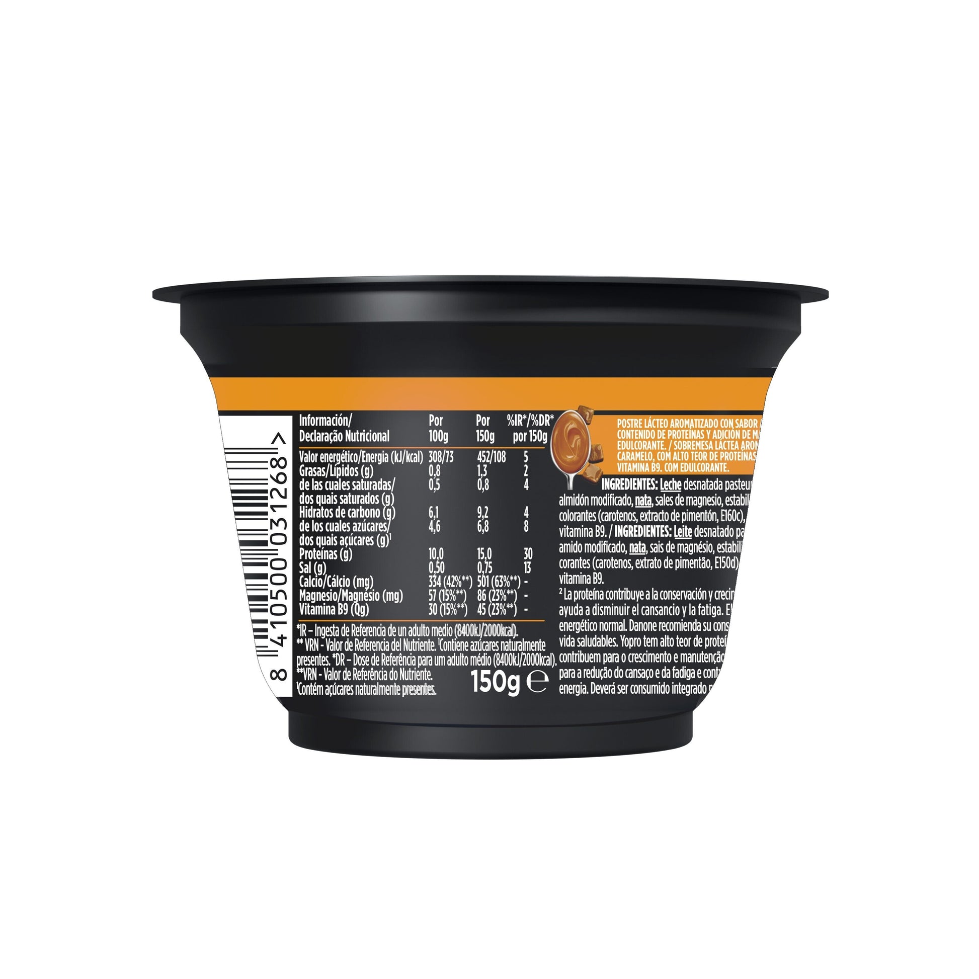 Pudding caramelo Yopro Danone 150g