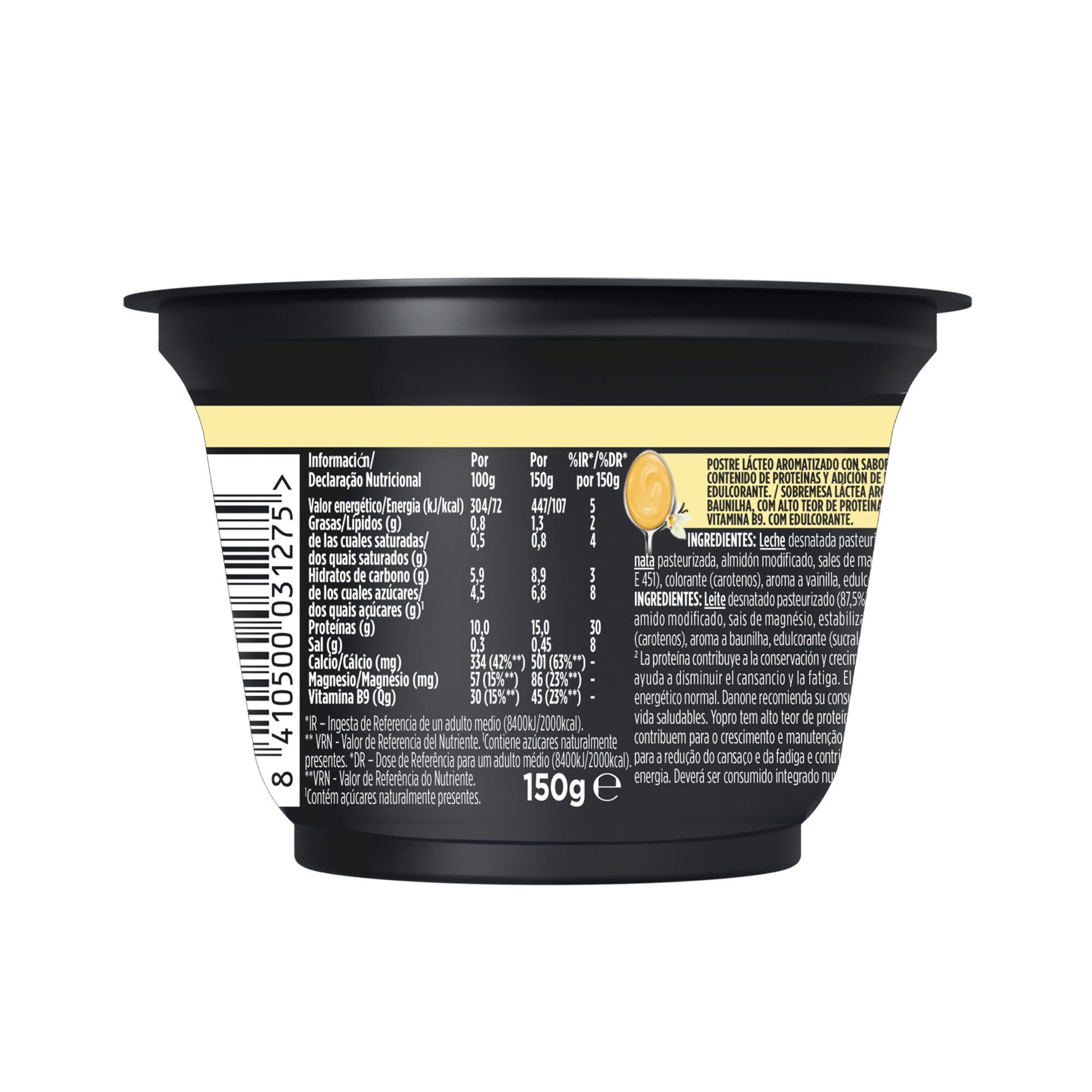Pudding vainilla Yopro Danone 150g