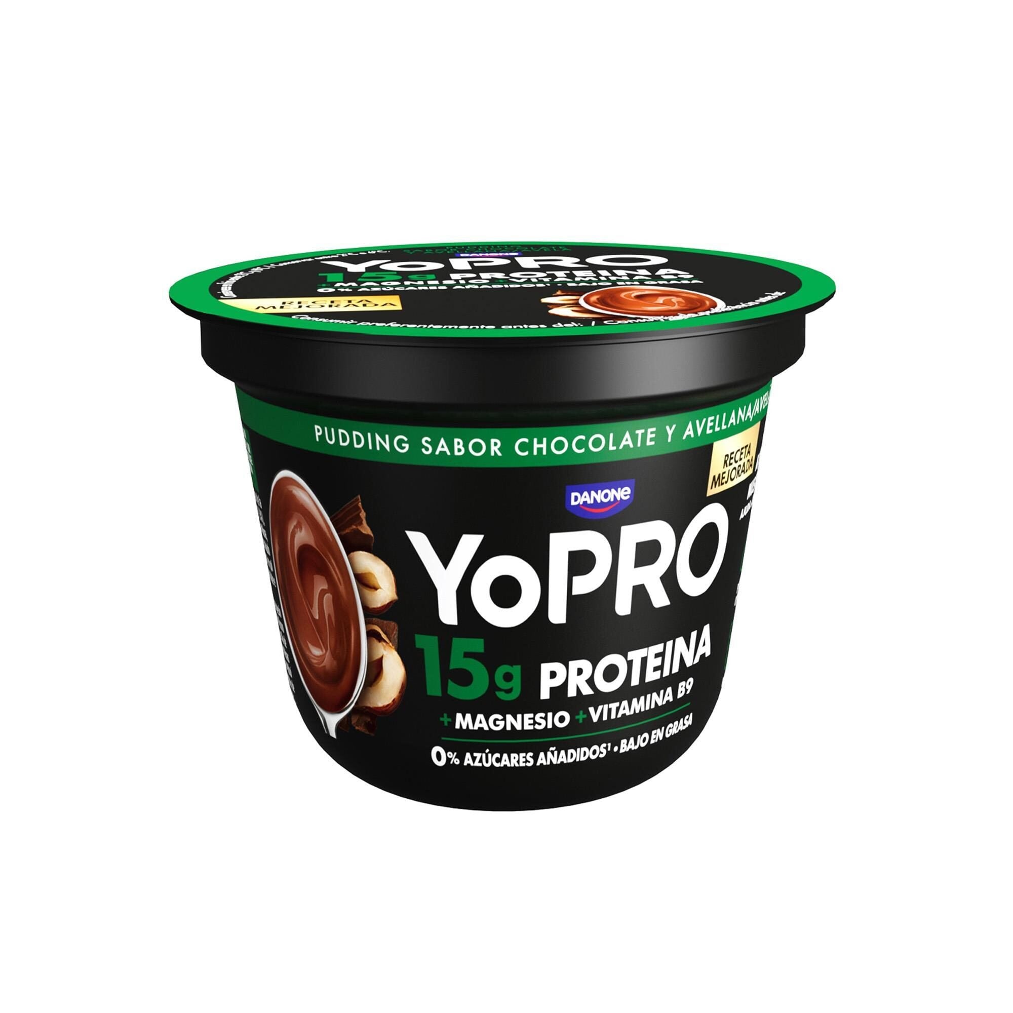 Pudding choco avellanas Yopro Danone 150g