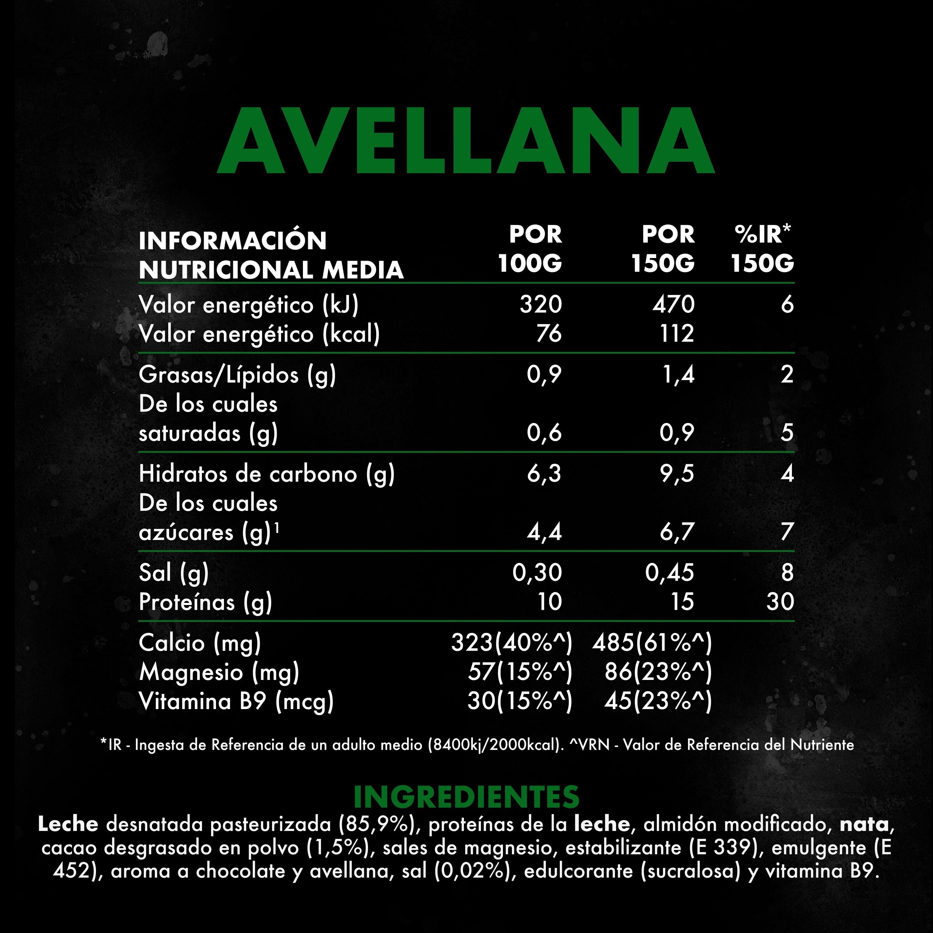 Pudding choco avellanas Yopro Danone 150g
