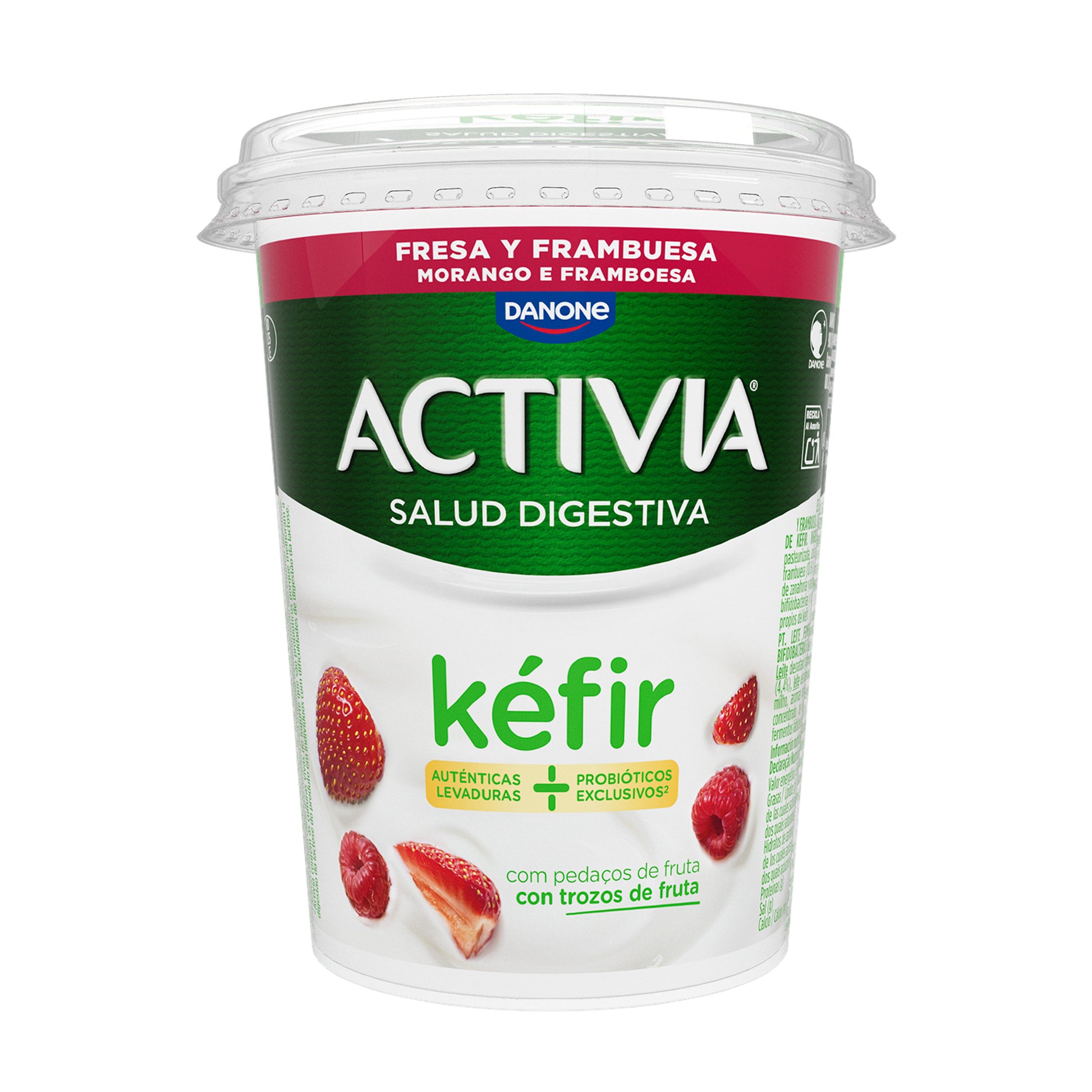 Kefir fresa frambuesa activia Danone 380g