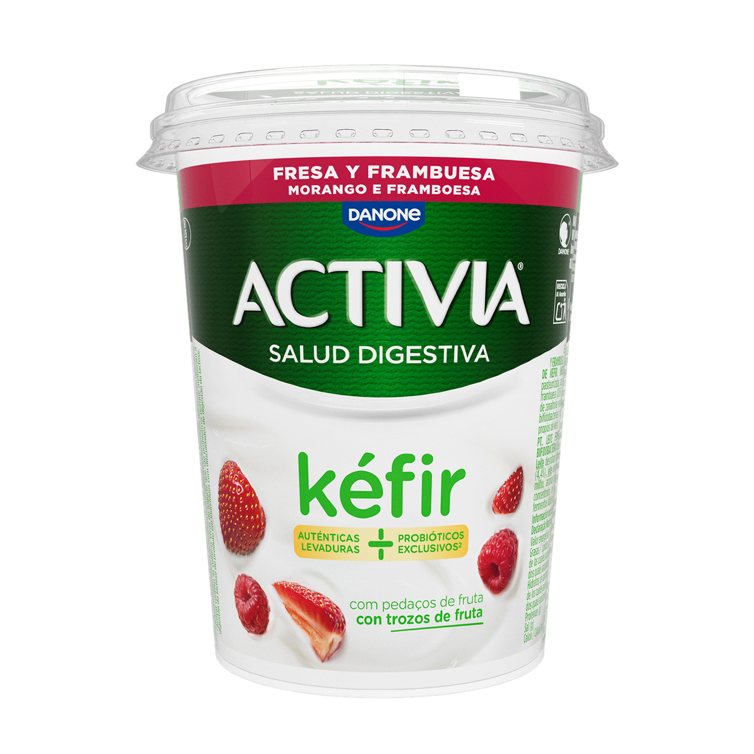 Kefir fresa frambuesa activia Danone 380g