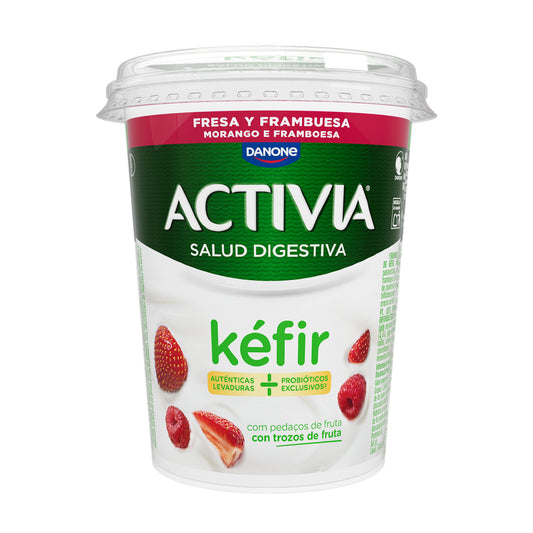 Kefir fresa frambuesa activia Danone 380g La Despensa