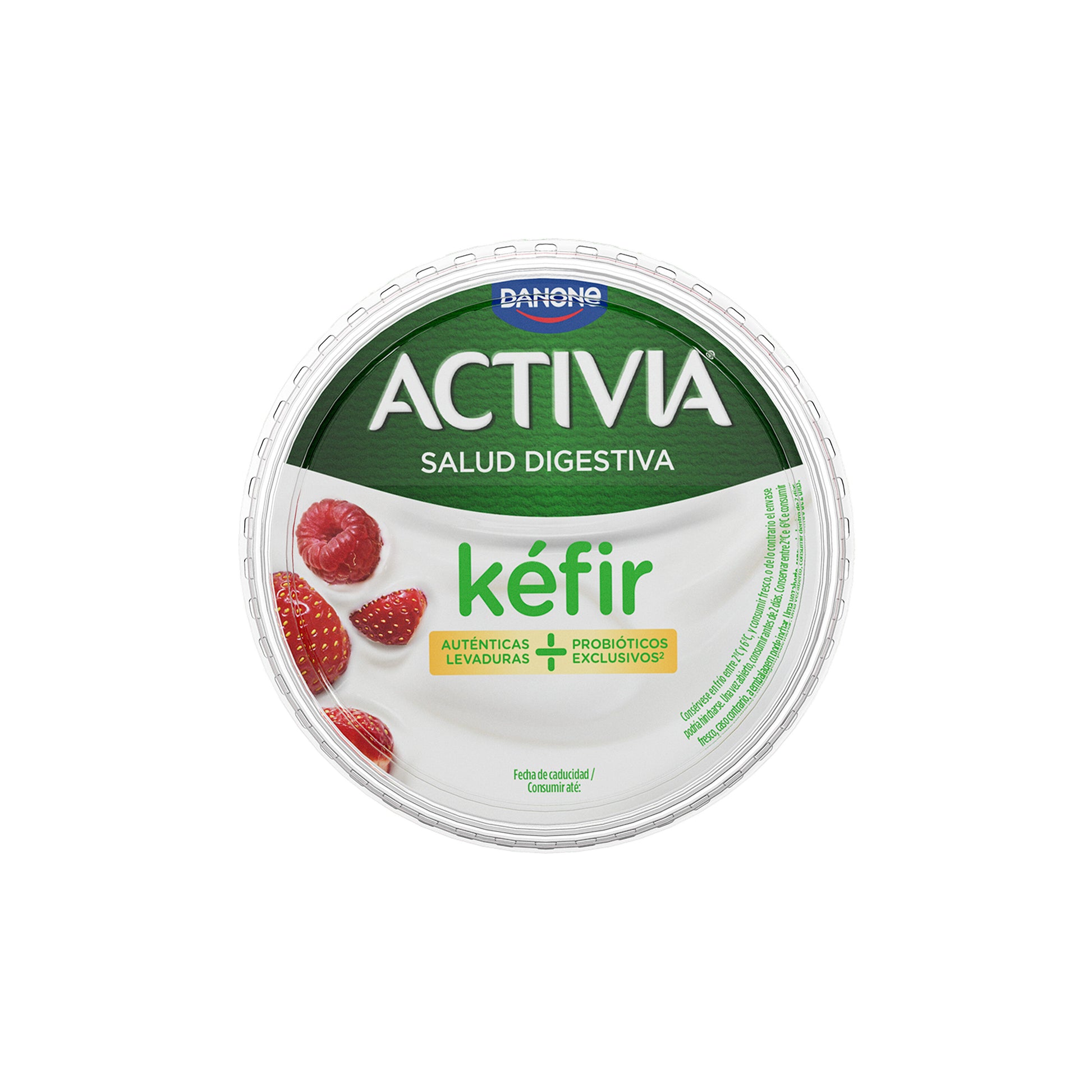 Kefir fresa frambuesa activia Danone 380g