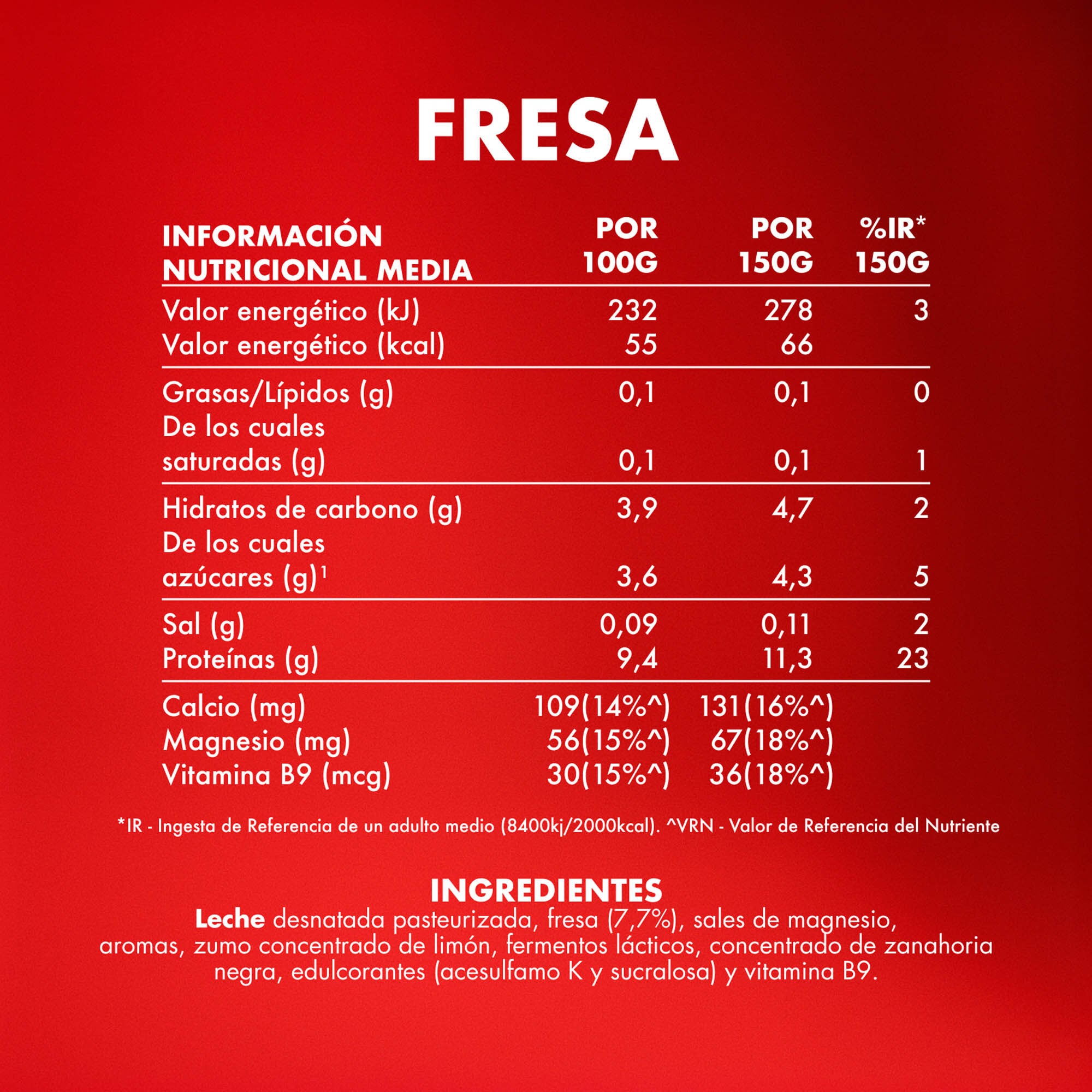 Yogur fresa Yopro p4 120g/u