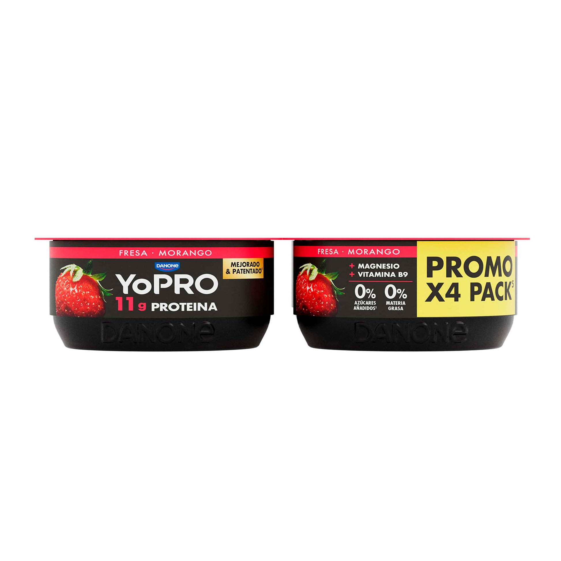 Yogur fresa Yopro p4 120g/u