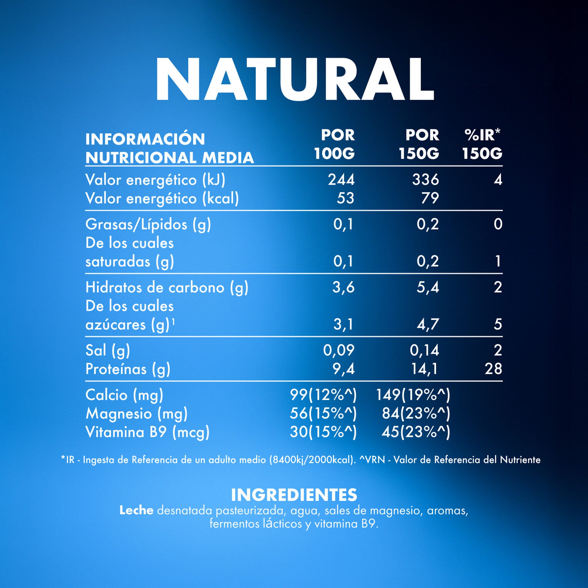 Yogur natural big pot Yopro Danone 450g