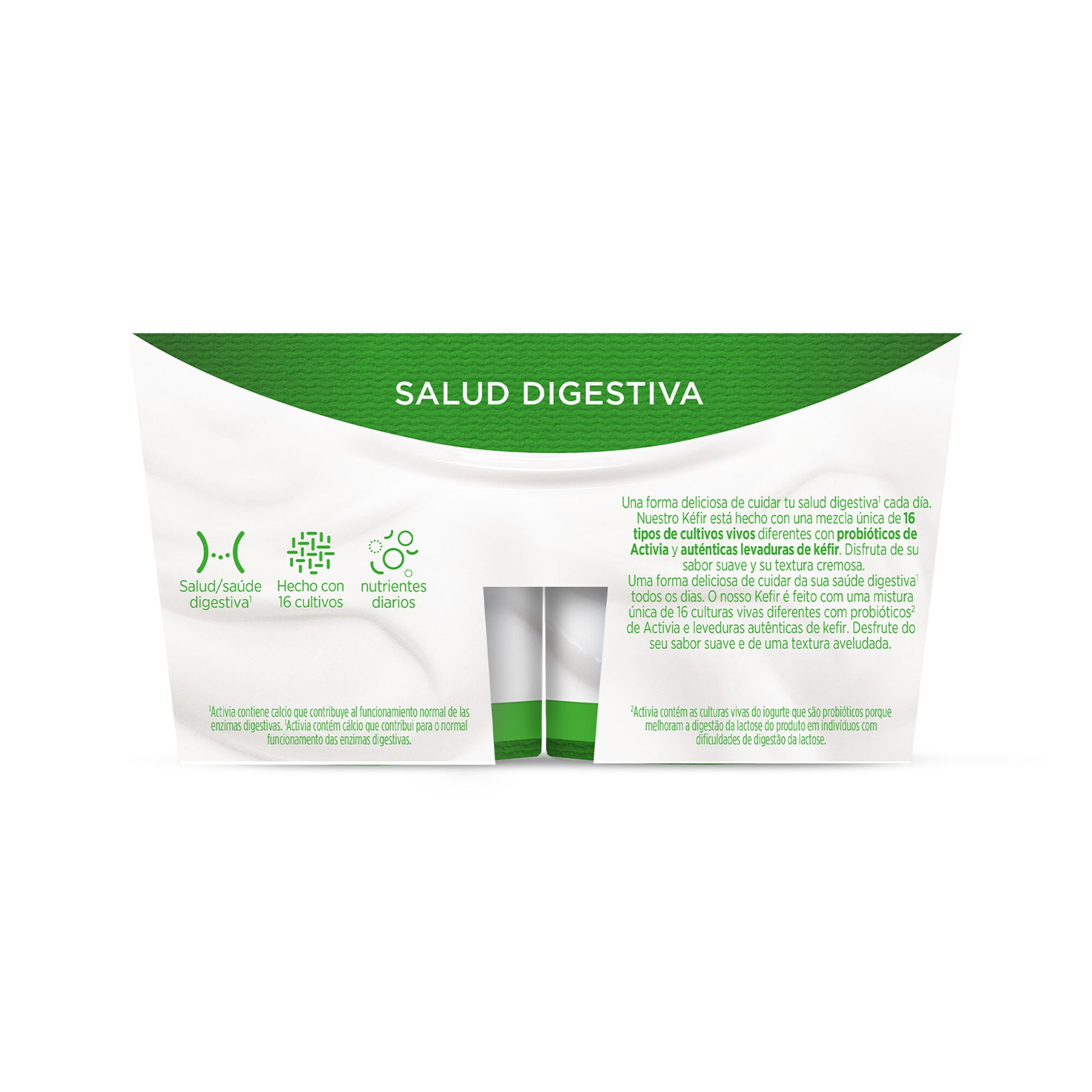 Kefir natural activia Danone p4 125g/u